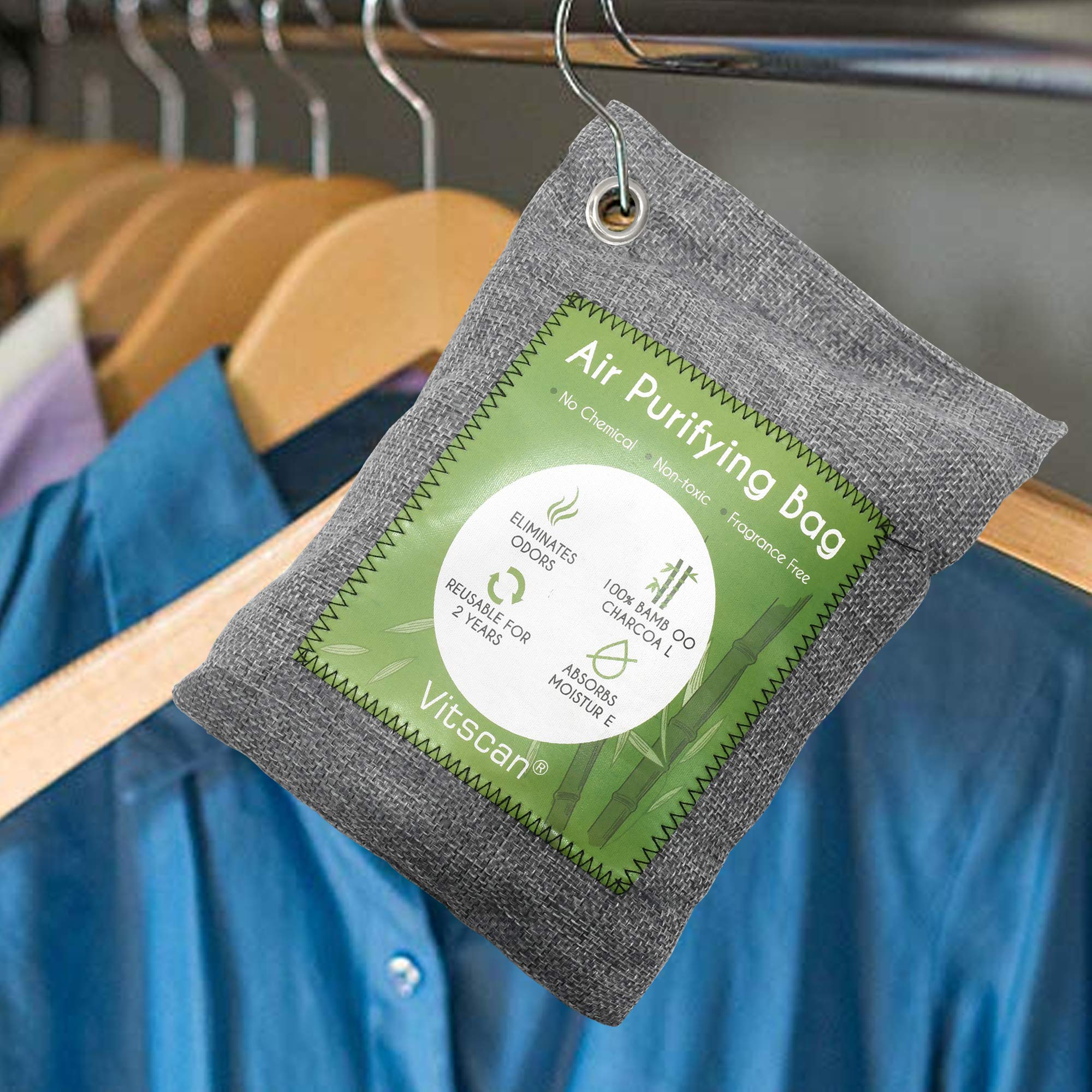 Bamboo Charcoal Air Purifying Bag (32 Ounce)