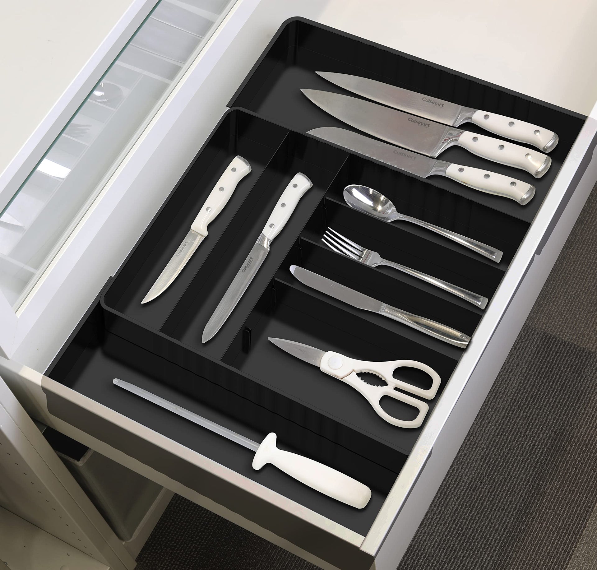 Expandable Kitchen Drawer Flatware Organizer