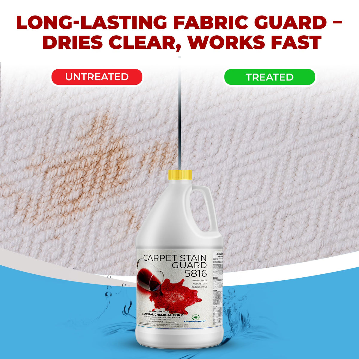 5816 Stain Shield Spray for Carpets and (512 Fl Oz)