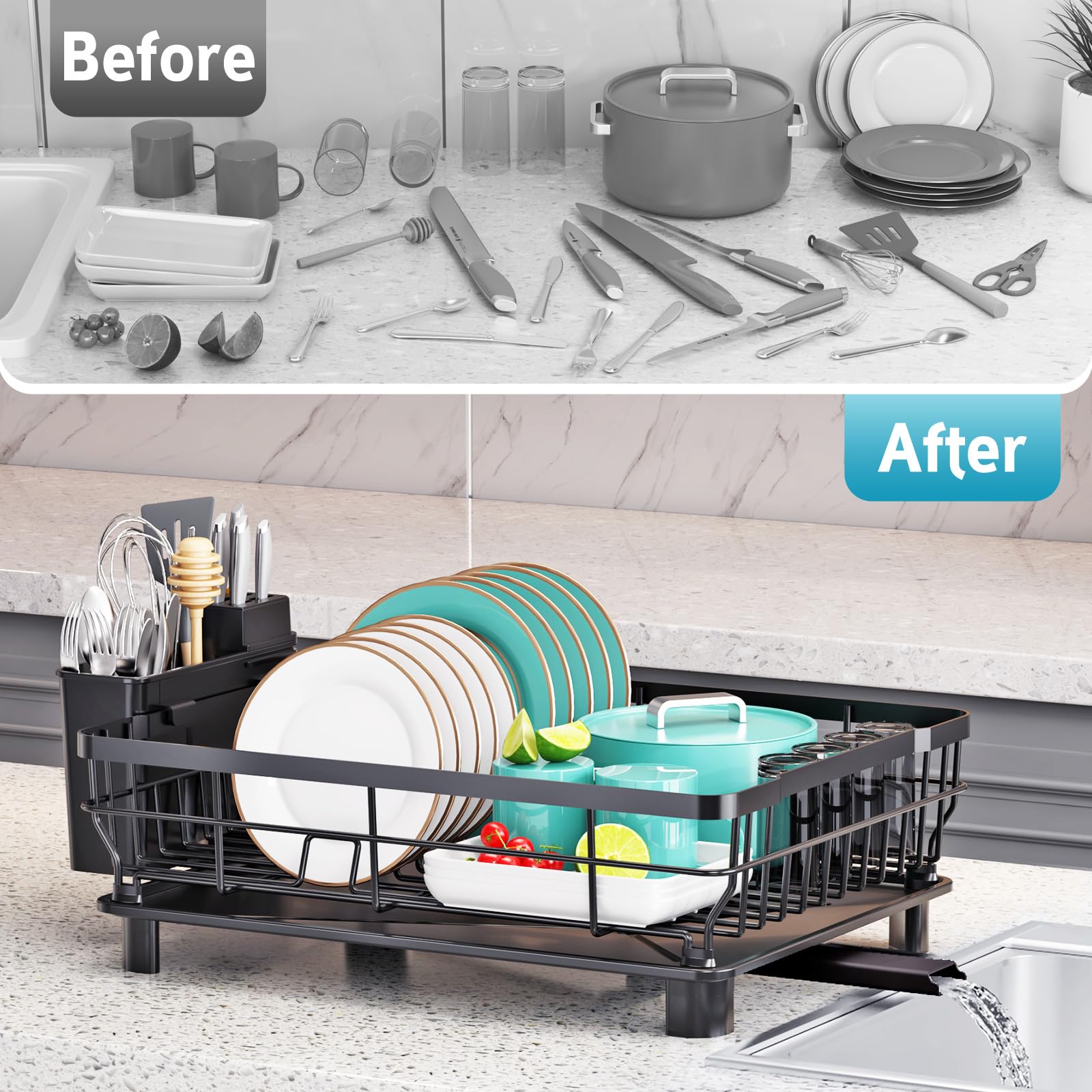 Dish Drying Rack for Kitchen Counter