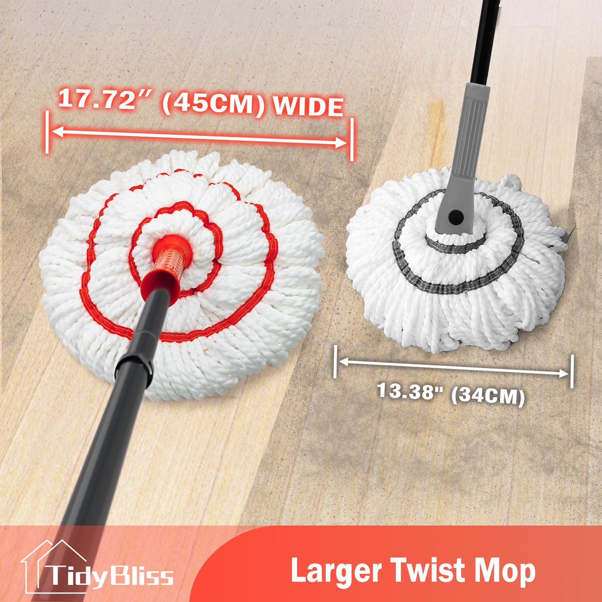 Self Wringing Twist Mop for Floor Cleaning