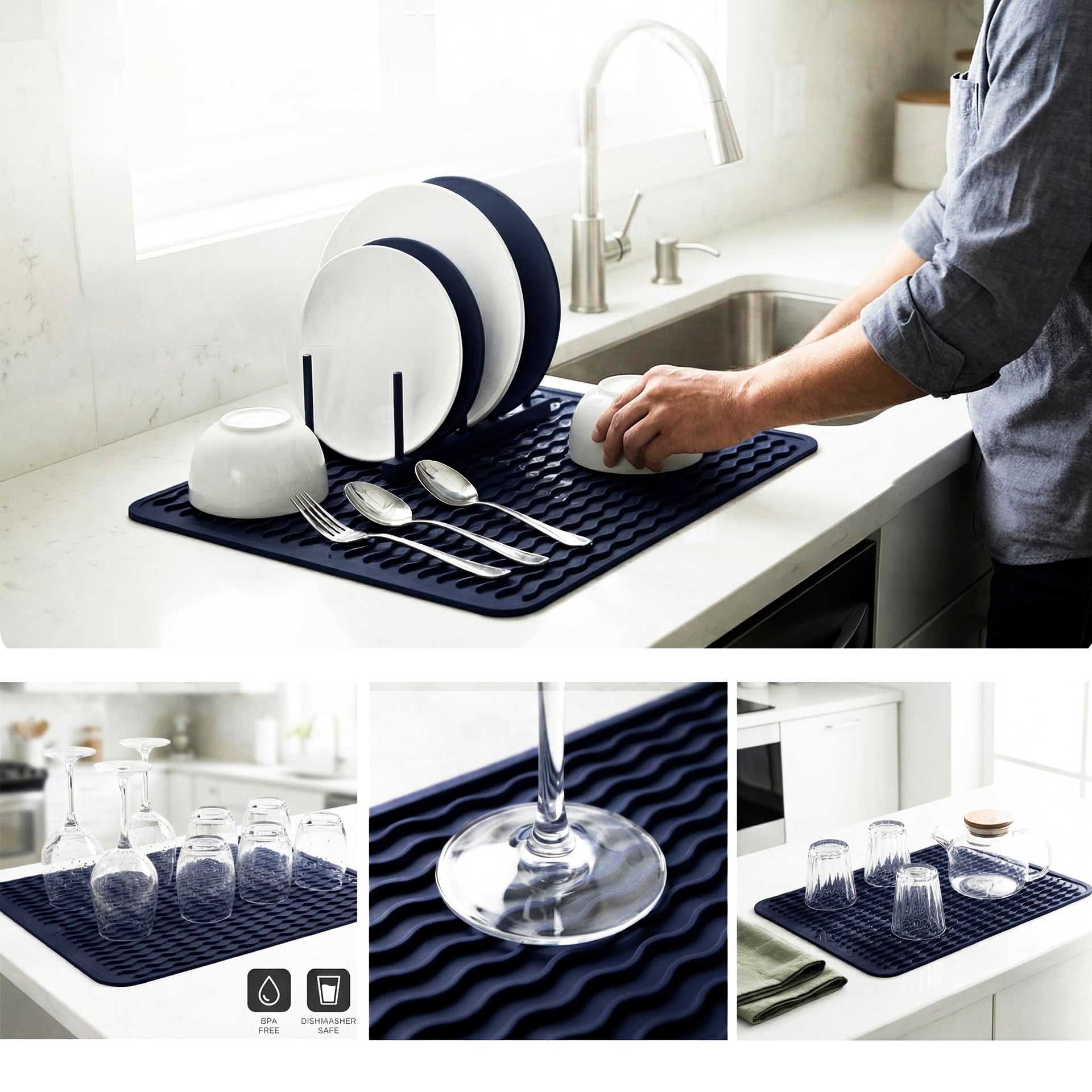 Silicone Dish Drying Mat