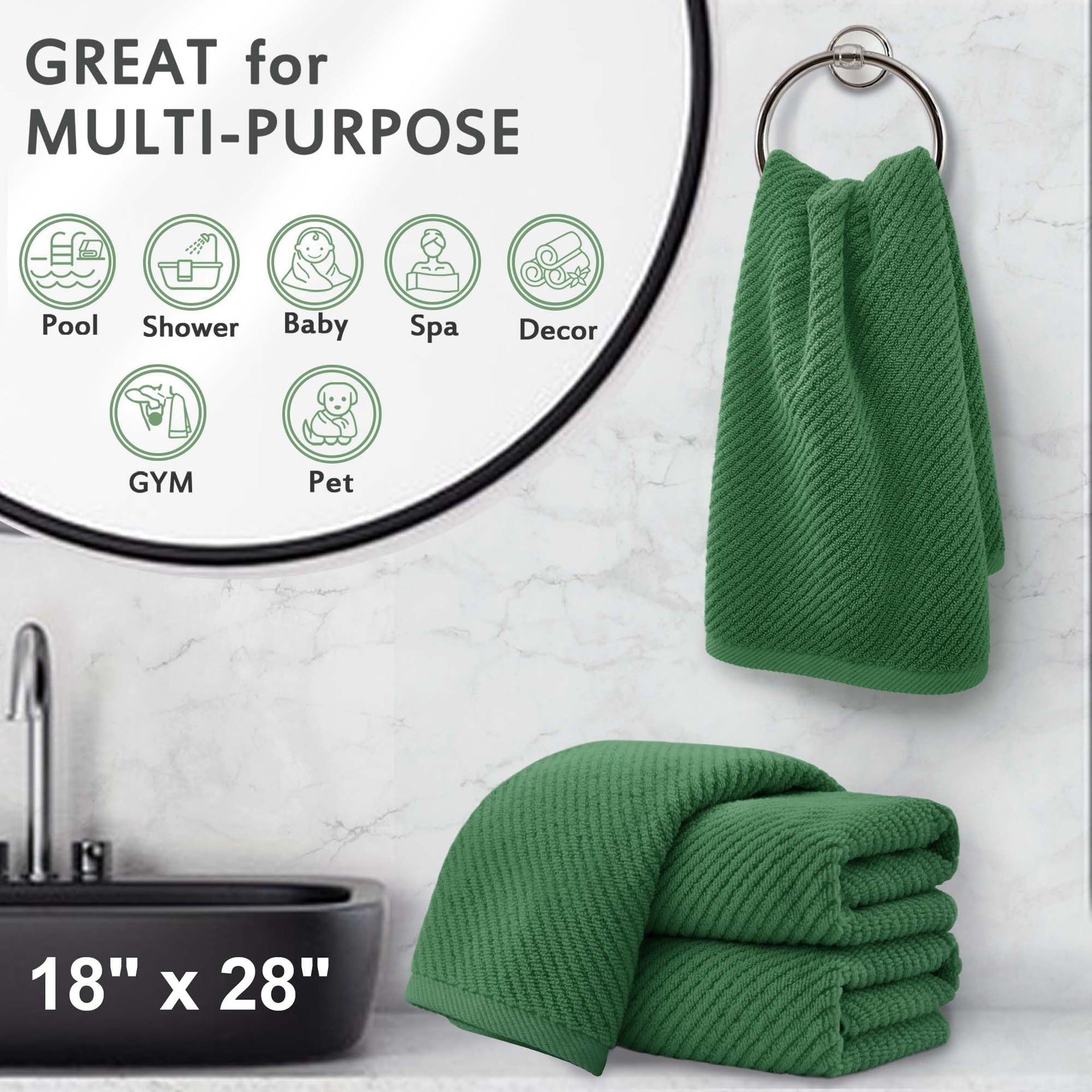 Hand Towels 4PC (4 Count)