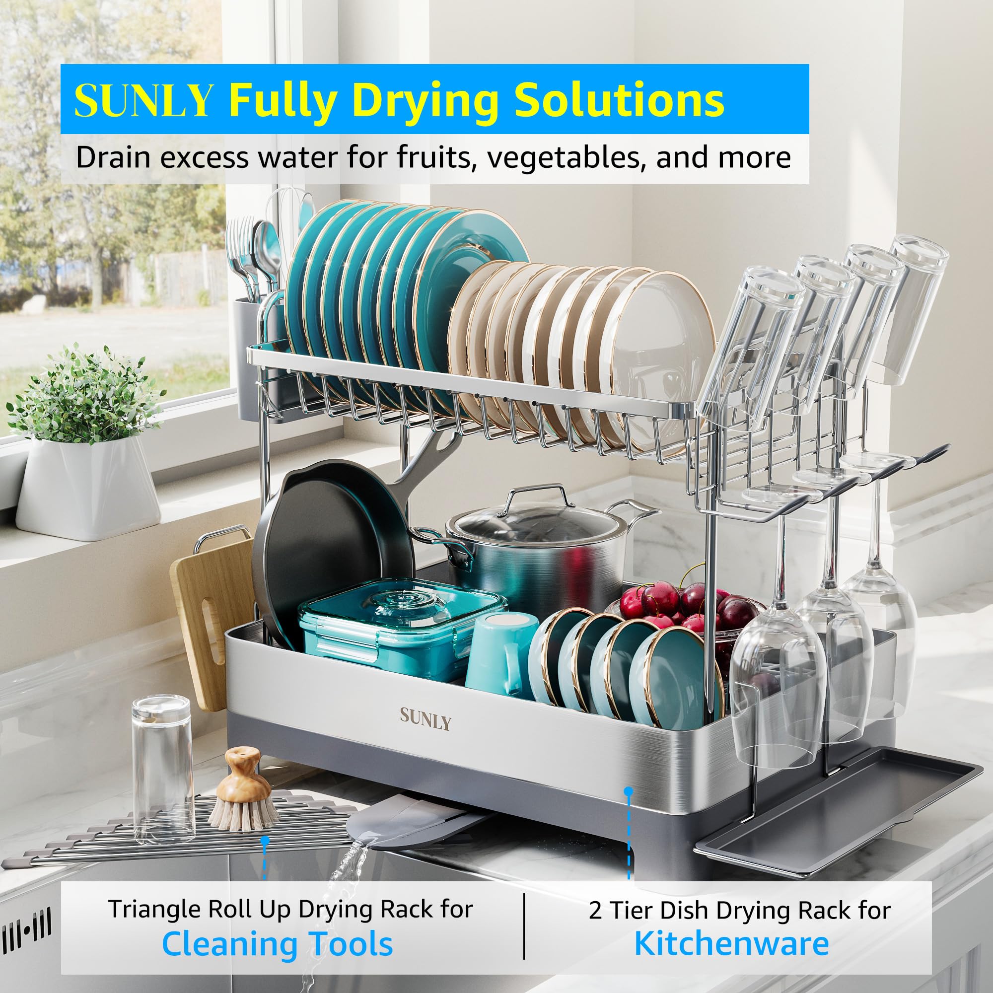 Large Dish Drying Rack