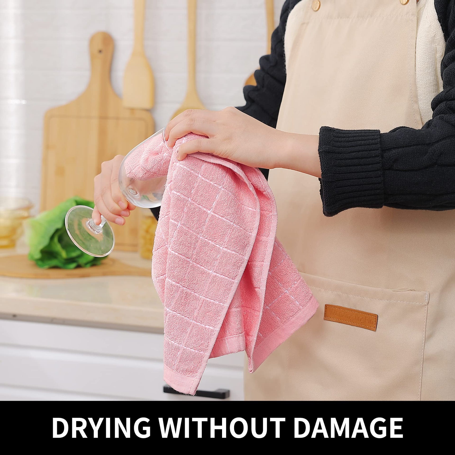100% Cotton Terry Kitchen Towels (12 Count)