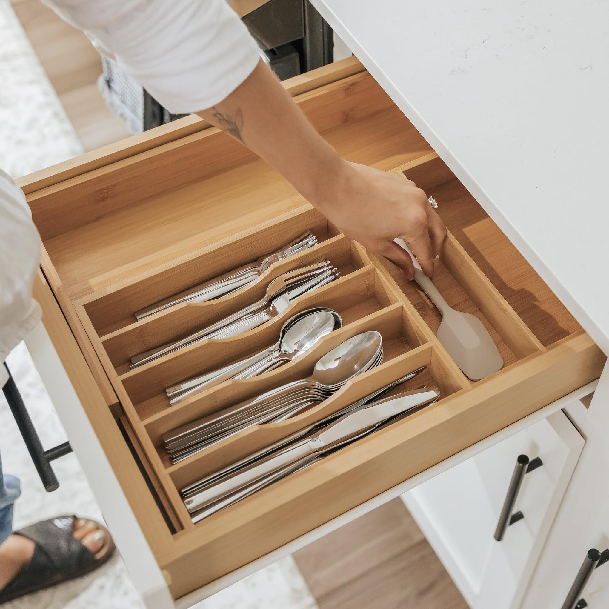 Silverware & Utensil Drawer Organizer