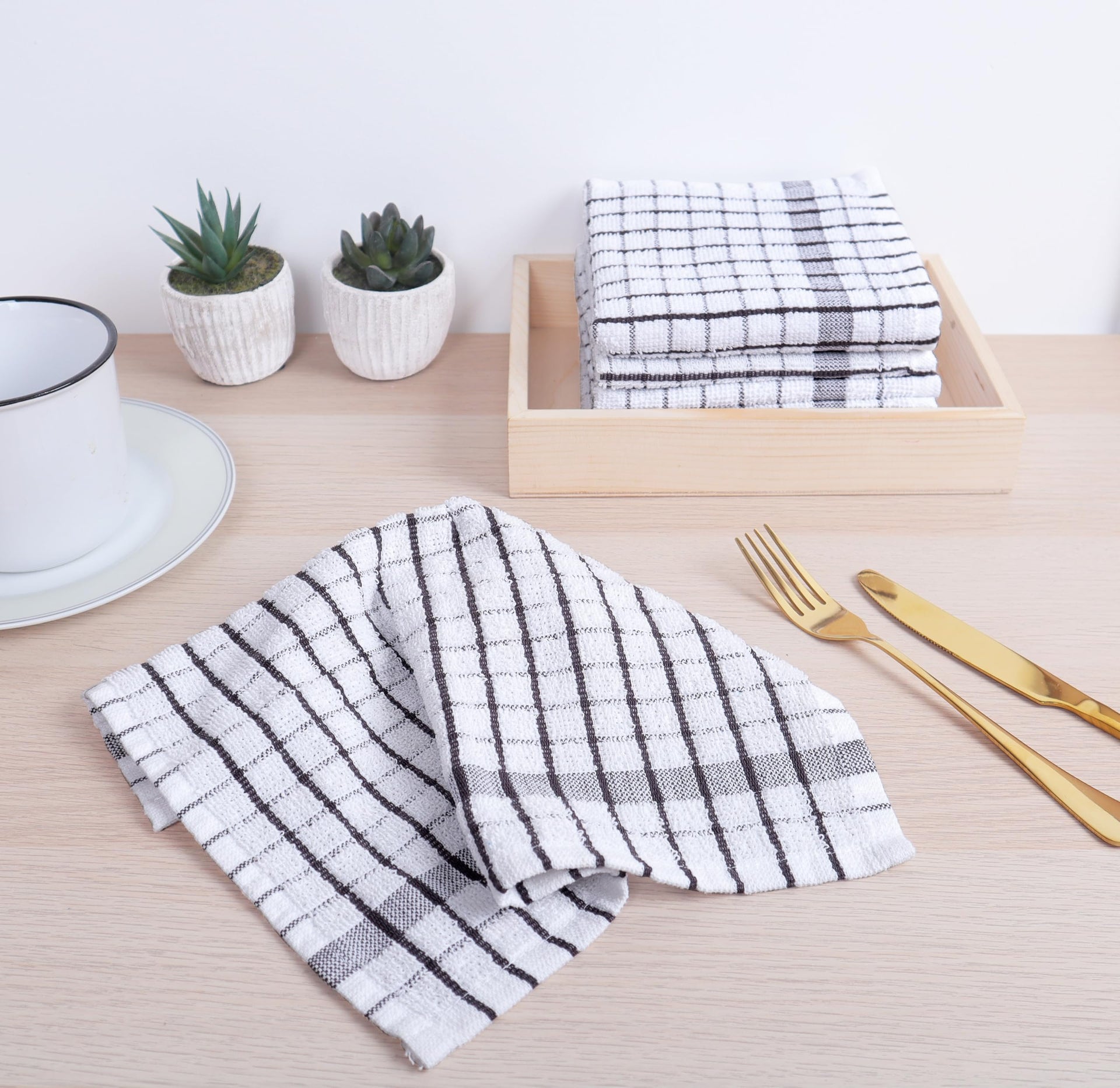 Kitchen Dish Cloths Set of 8 (8 Count)