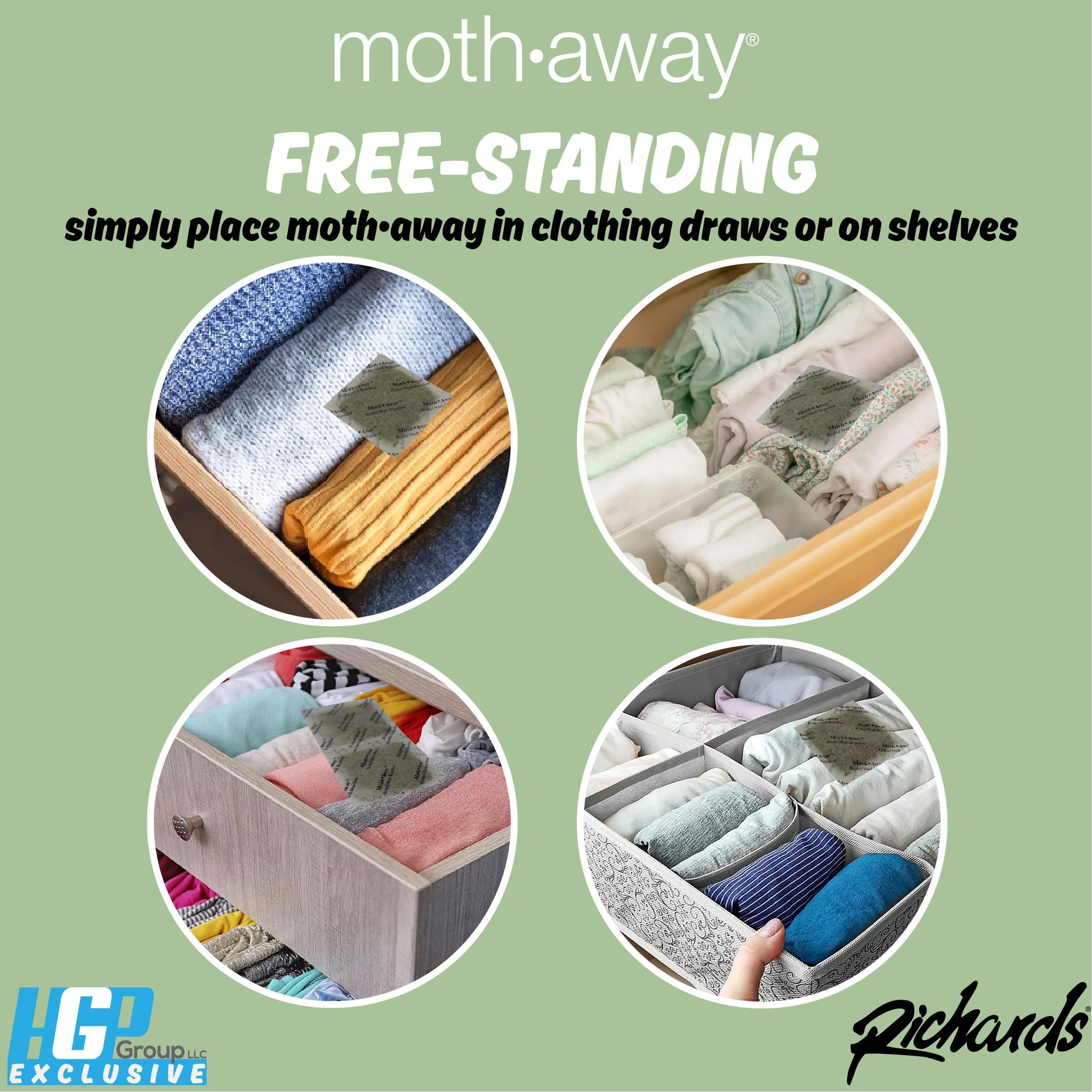 Homewares Moth Away Sachets (24 Count)