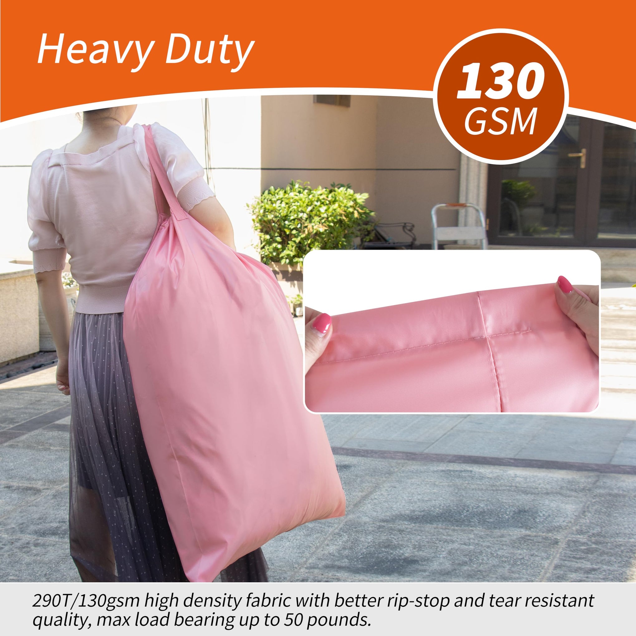 Extra Heavy Duty Laundry Bag with Handles