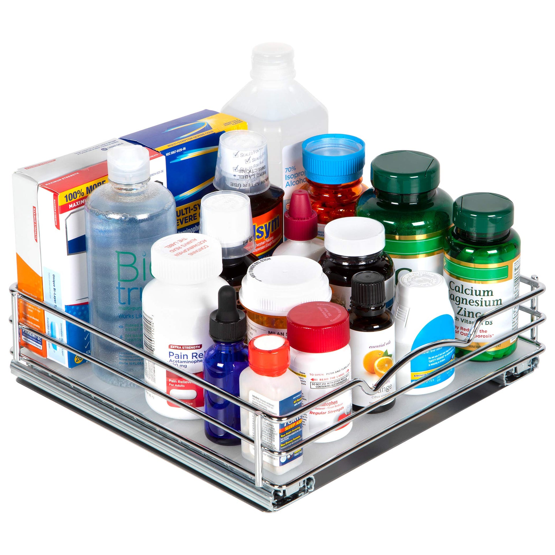 Pull Out Cabinet Spice Rack Organizer