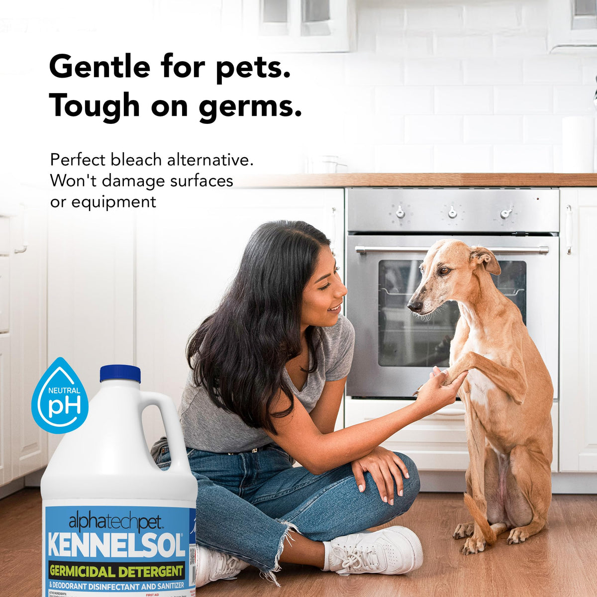 KennelSol Disinfectant & Cleaner for Kennels (512 Fl Oz) - ModHome Supplies
