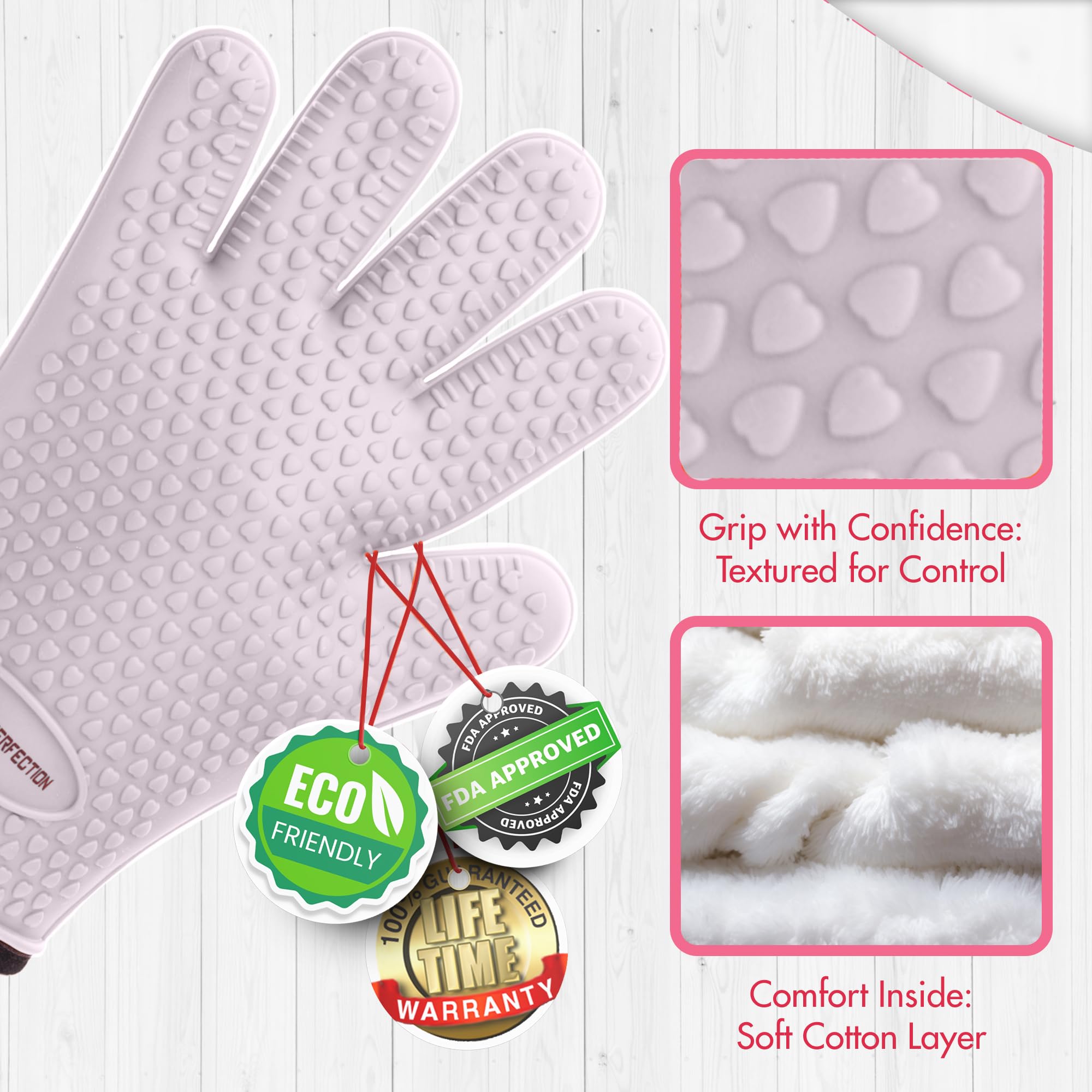 Silicone Smoker BBQ Gloves (2 Count)