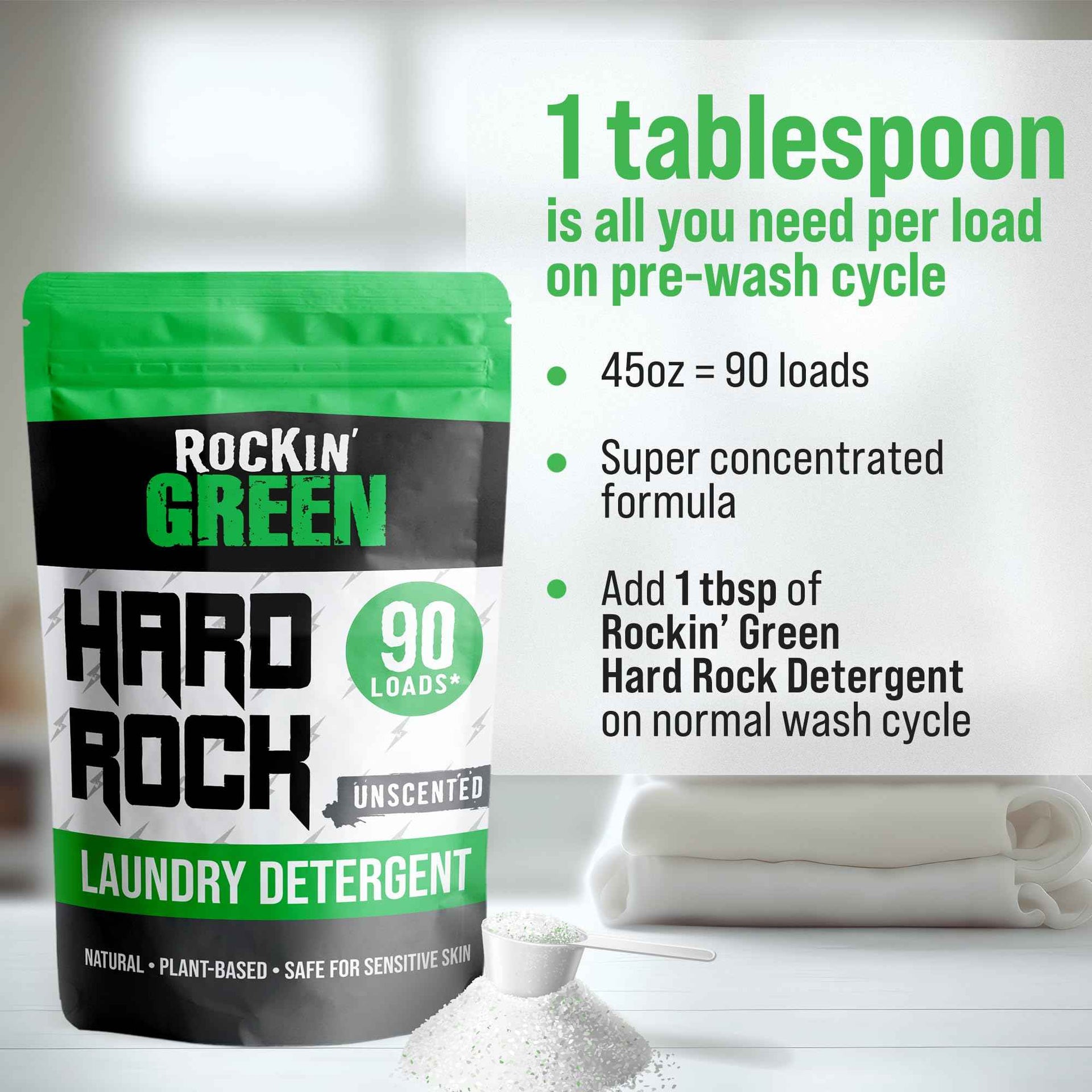 Hard Water Laundry Detergent (45 Ounce)