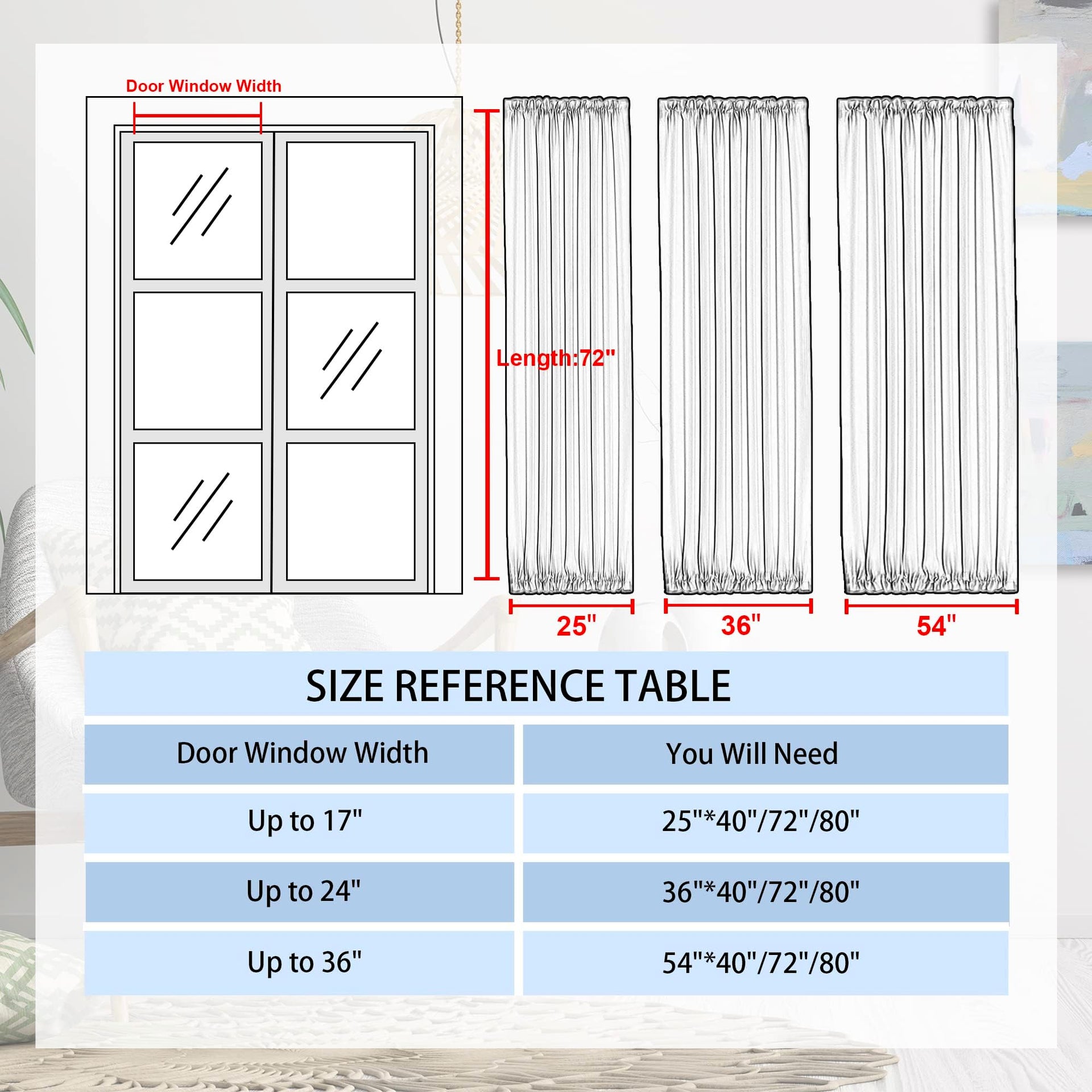 French Door Curtains