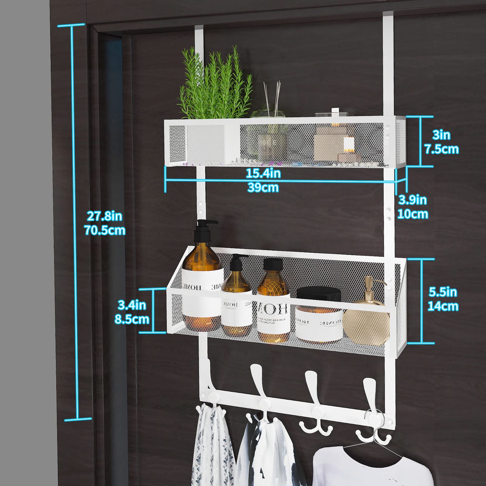 Over The Door Hooks Organizer