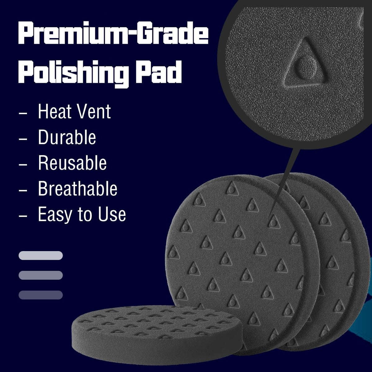 Black Soft Polishing Pad (3 Count)