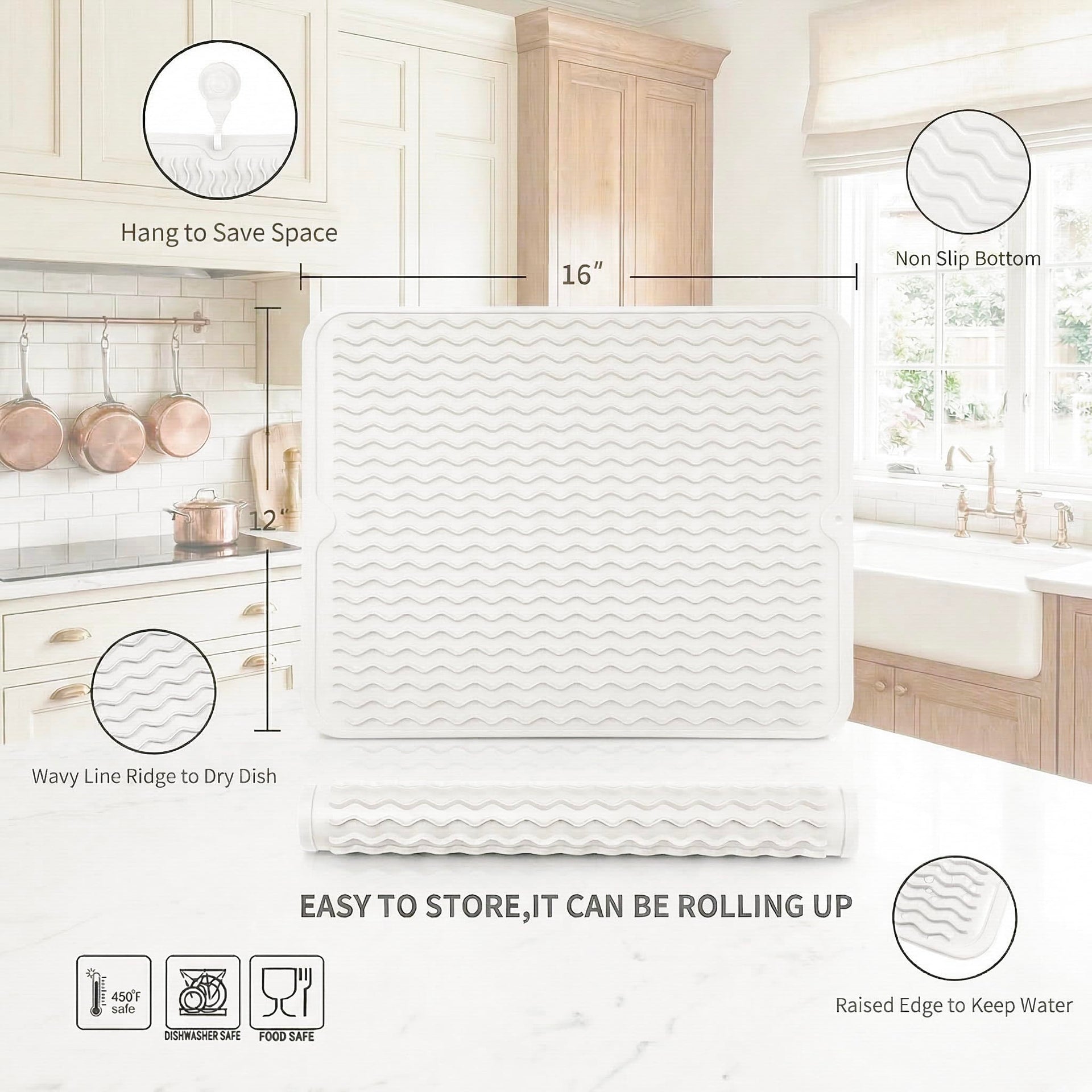 Silicone Dish Drying Mat
