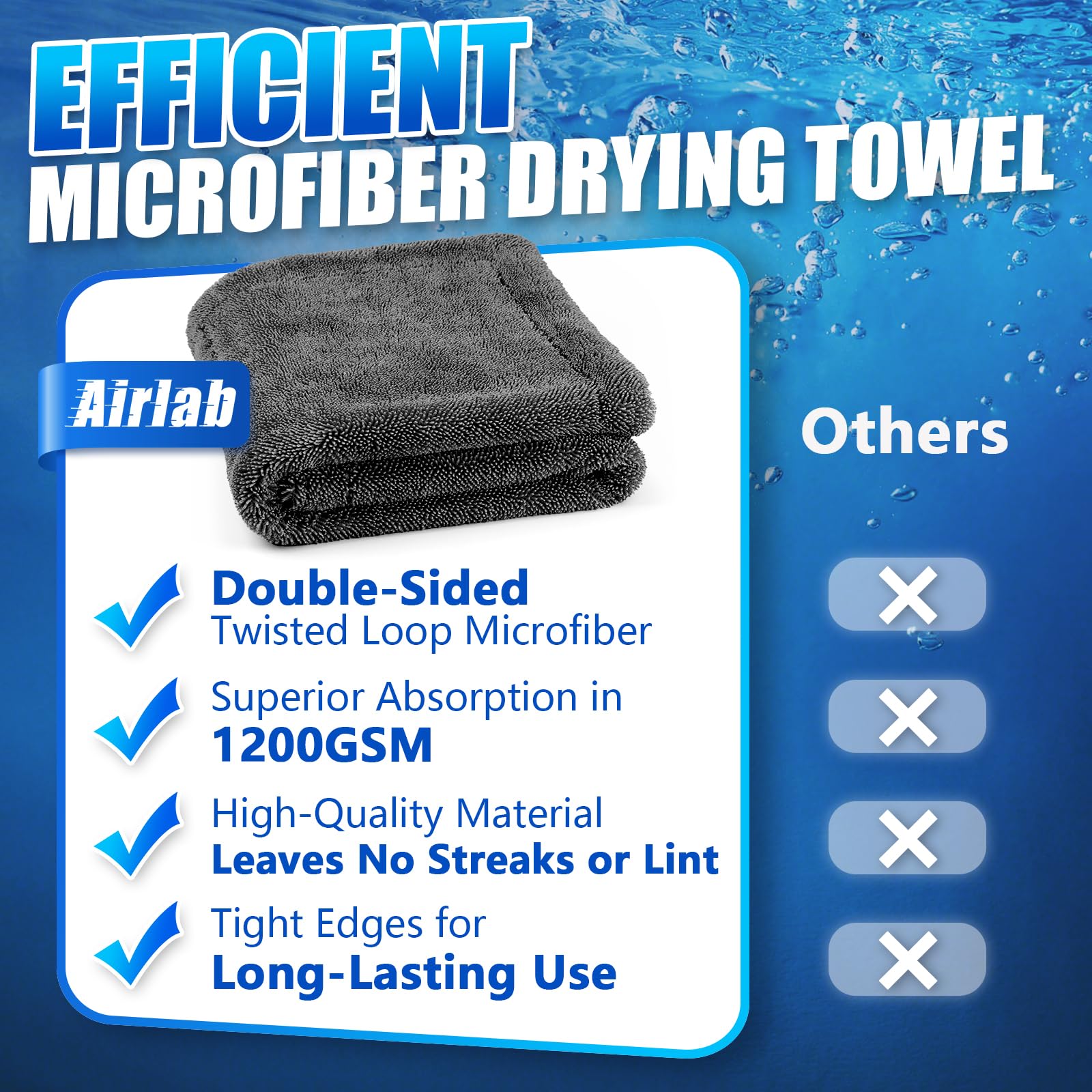 Microfiber Towels Cars Wash Drying Cleaning Cloth