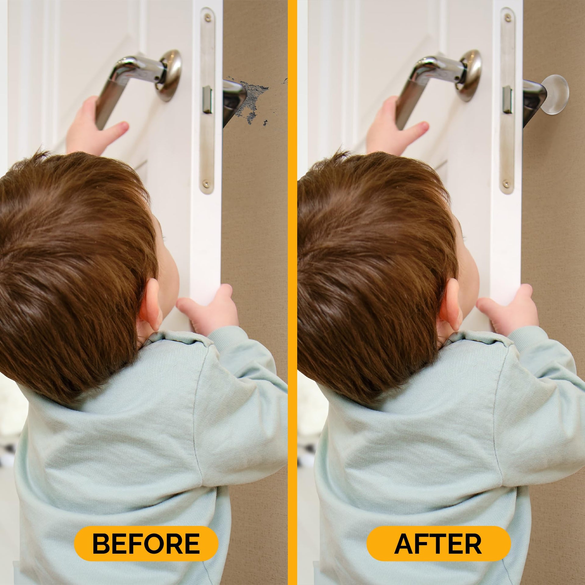 Door Stoppers Wall Protector 1.5" (6 Count)