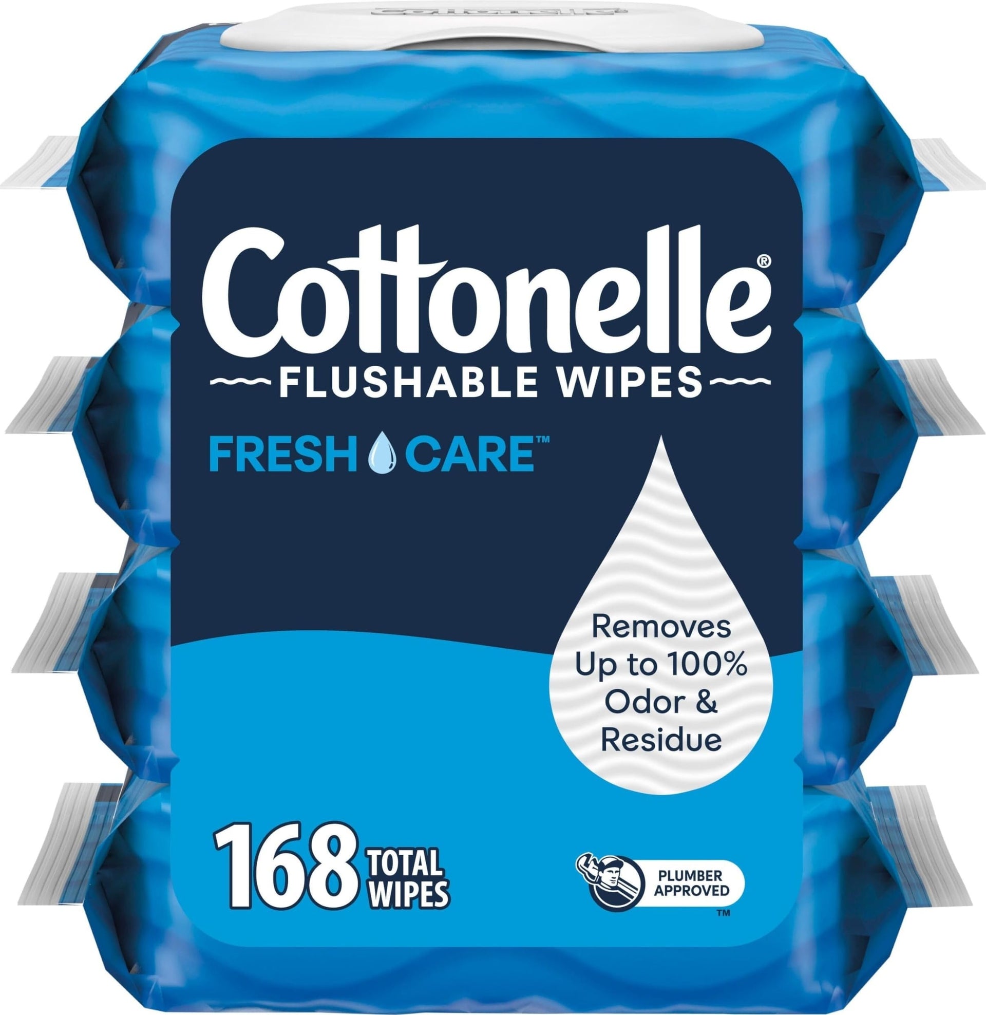 Fresh Care Flushable Wipes (168 Count)