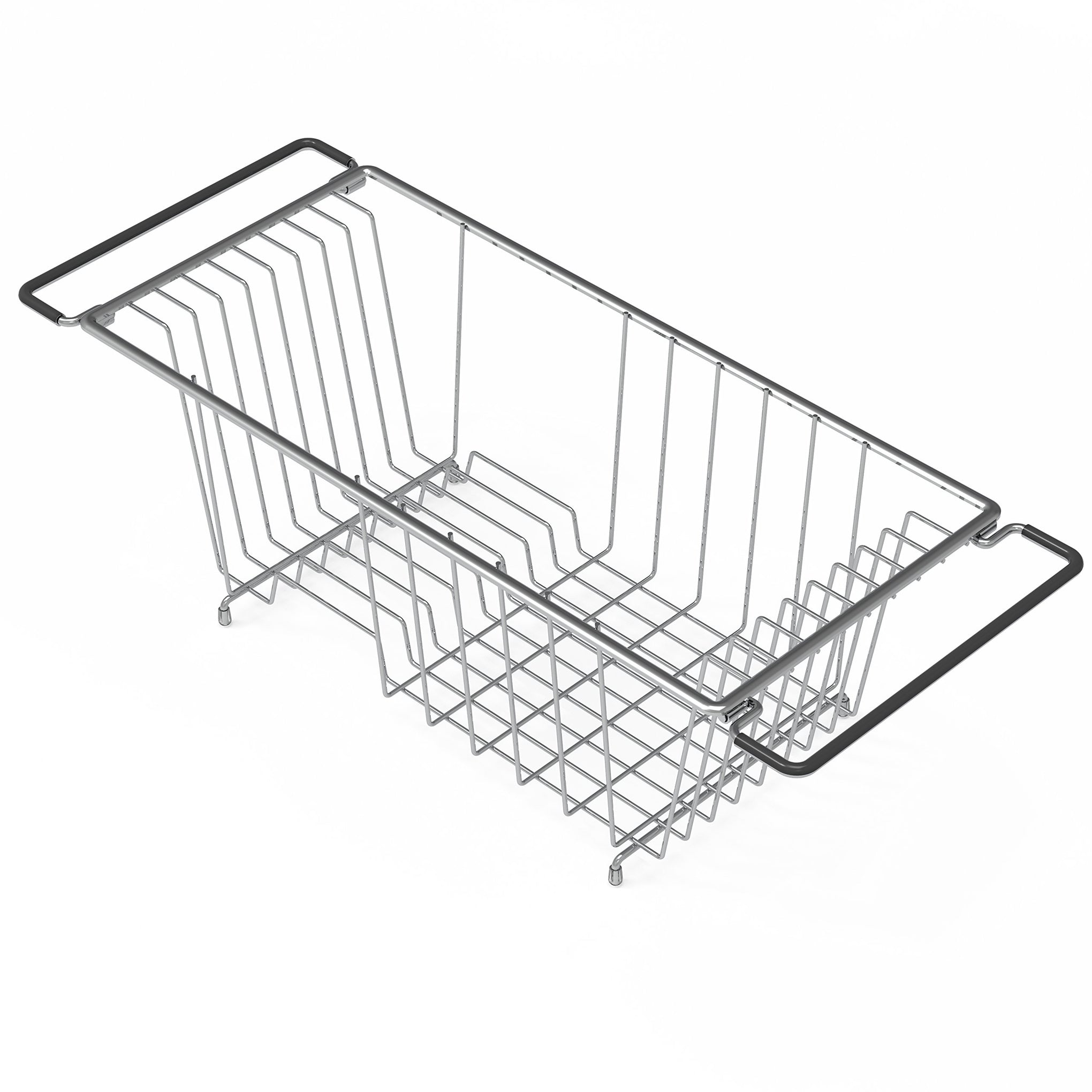 Stainless Over Sink Counter Top Dish Drainer Drying Rack