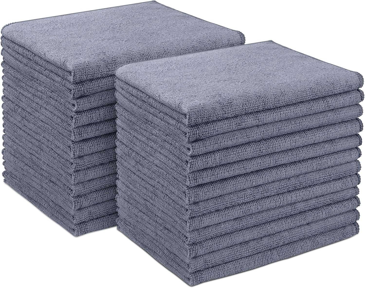 Gray Microfiber Cleaning Cloth (24 Count)