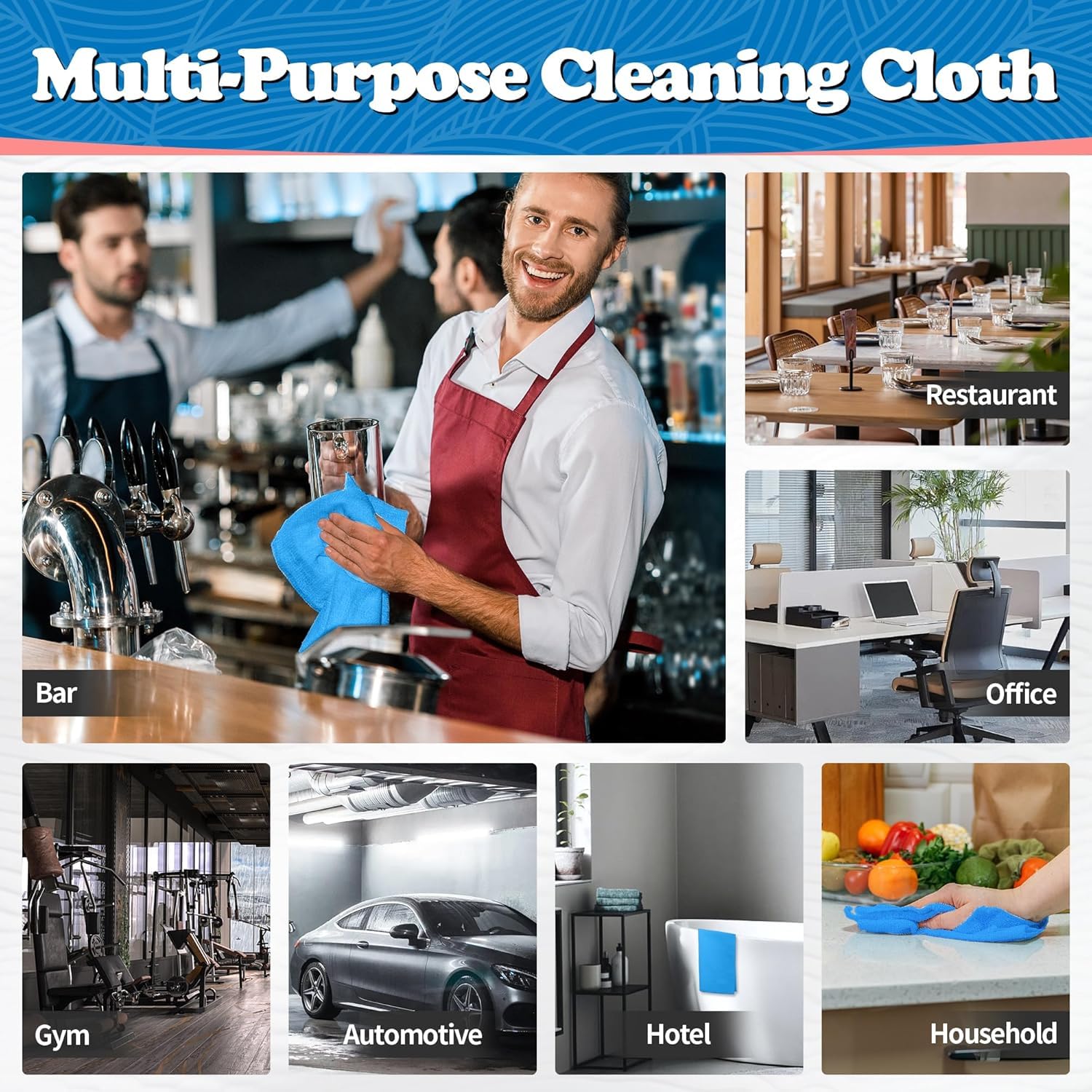 Microfiber Cleaning Cloth (24 Count)