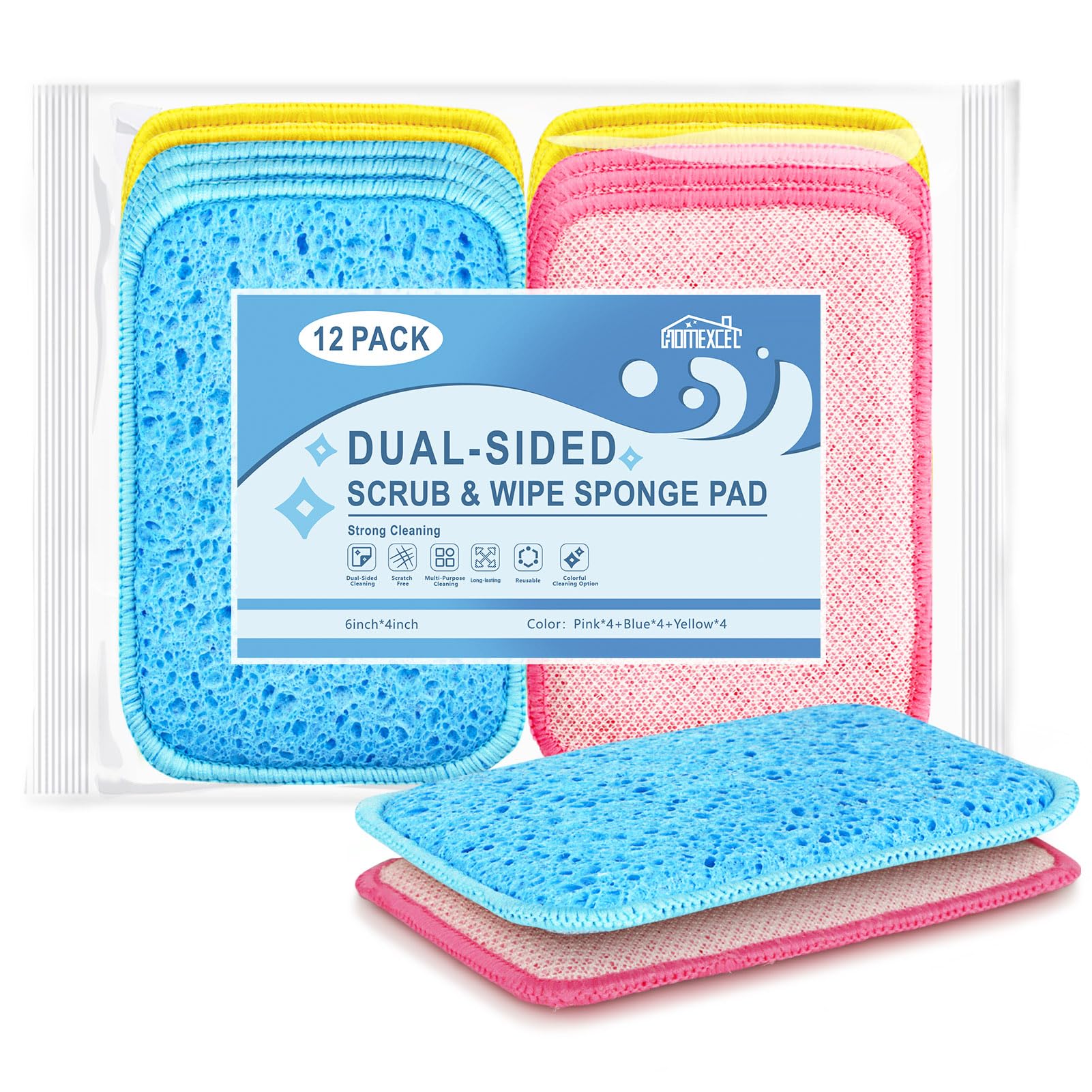 12PK Scrub&Wipe Cloths (12 Count)