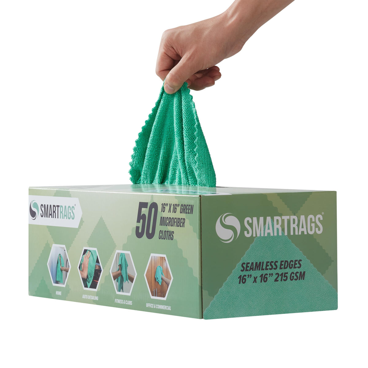Arkwright Smart Rags Microfiber Cleaning Cloths (50 Count)