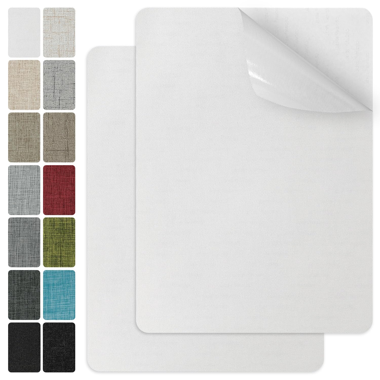 2Pcs Linen Repair Patches (2 Count)
