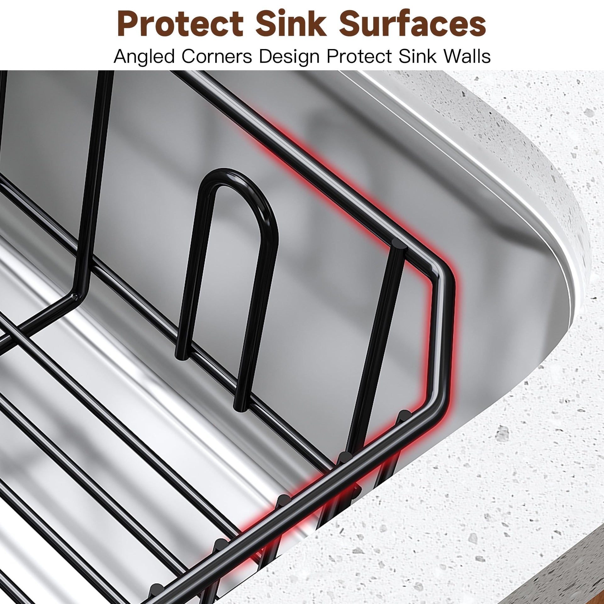 in Sink Dish Drying Rack