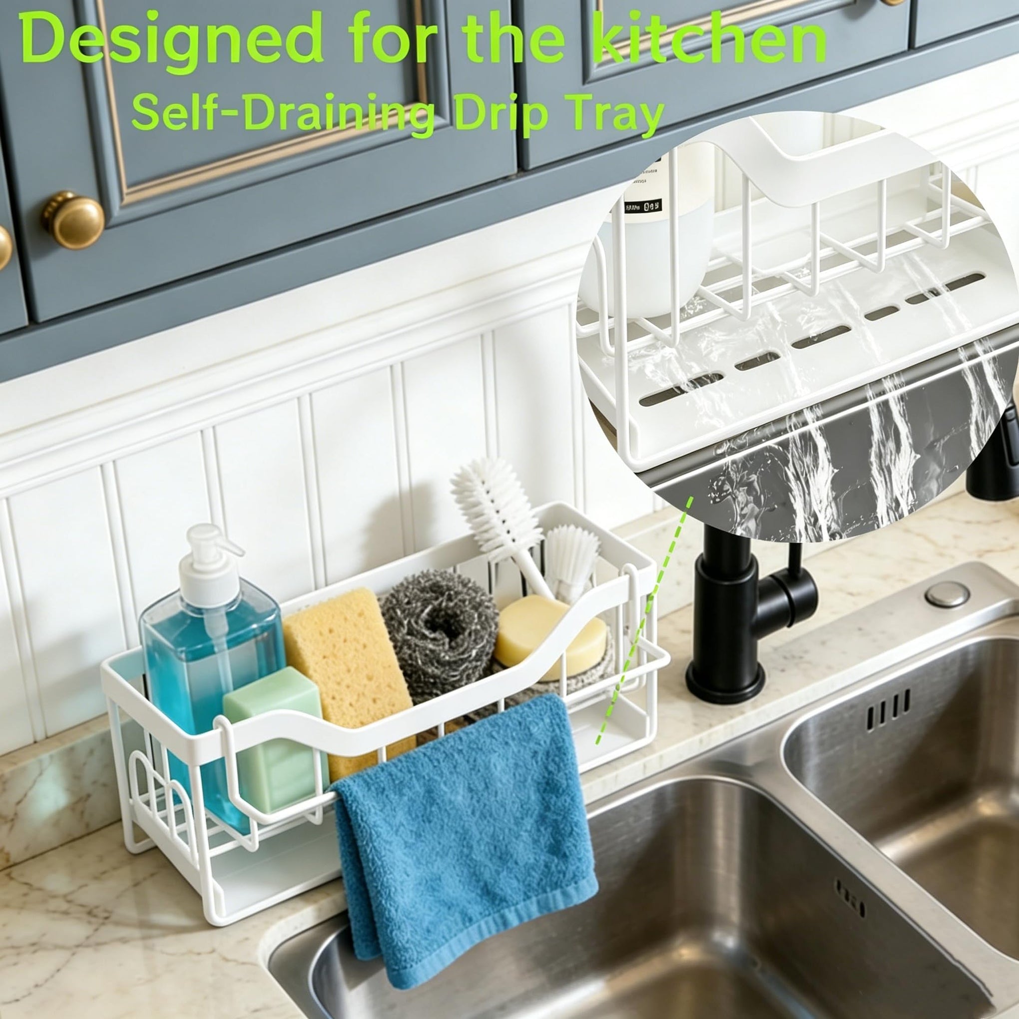 Sponge Holder for Kitchen Sink