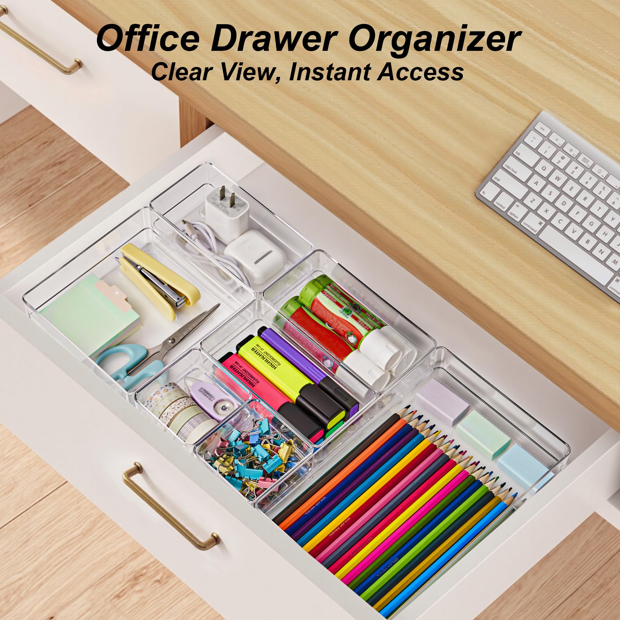 7 PCS Drawer Organizer (7 Count)