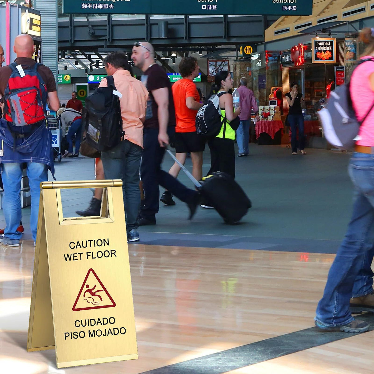 2 Pcs Wet Floor Sign (2 Count)