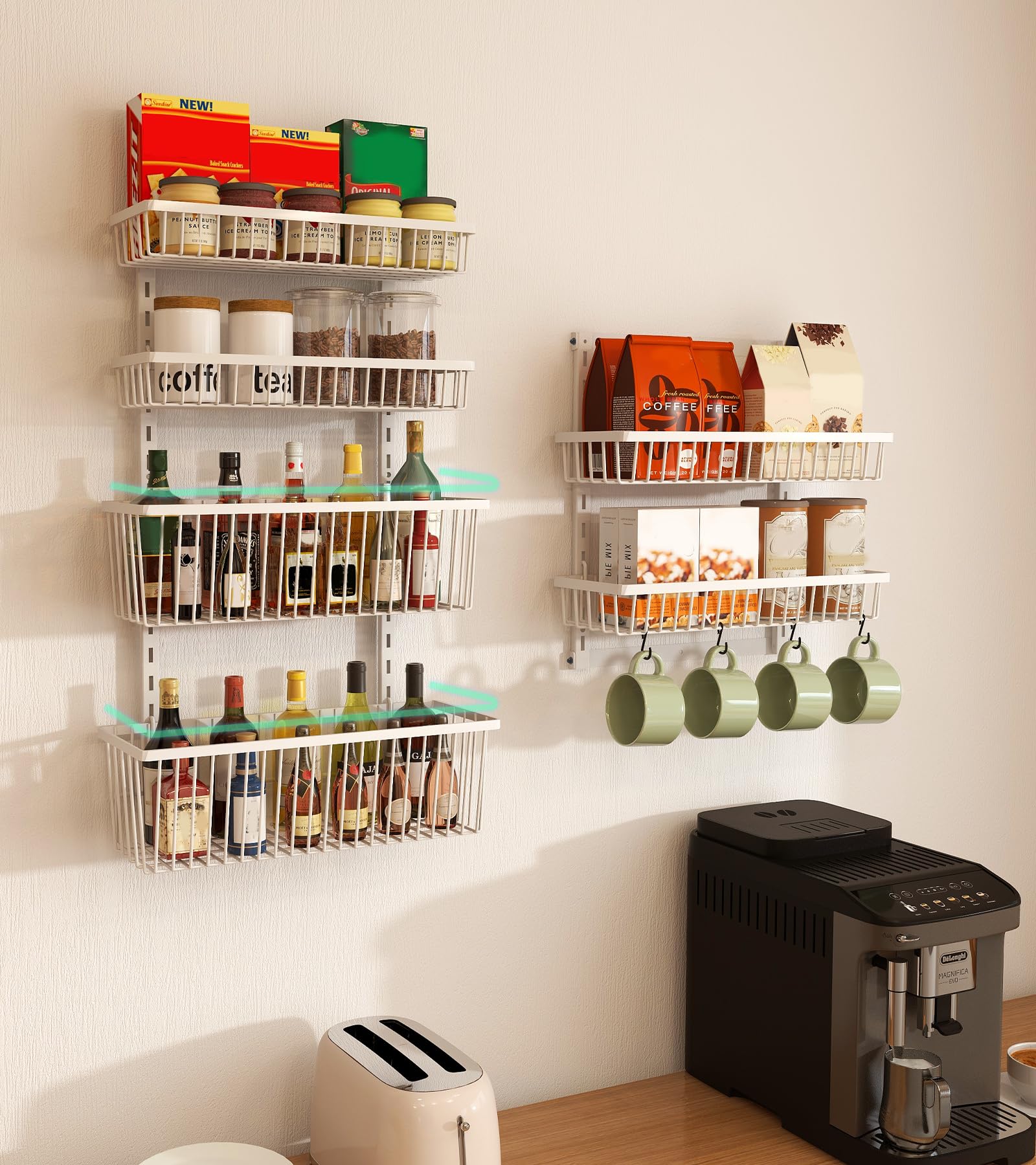 Over The Door Pantry Organizer (6 Count)
