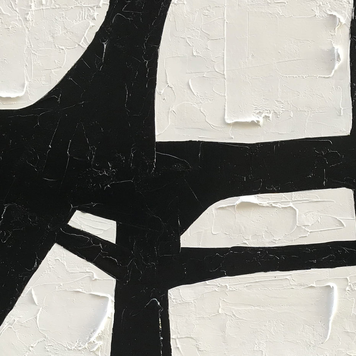 Art Hand drawn contemporary minimalist style oil painting