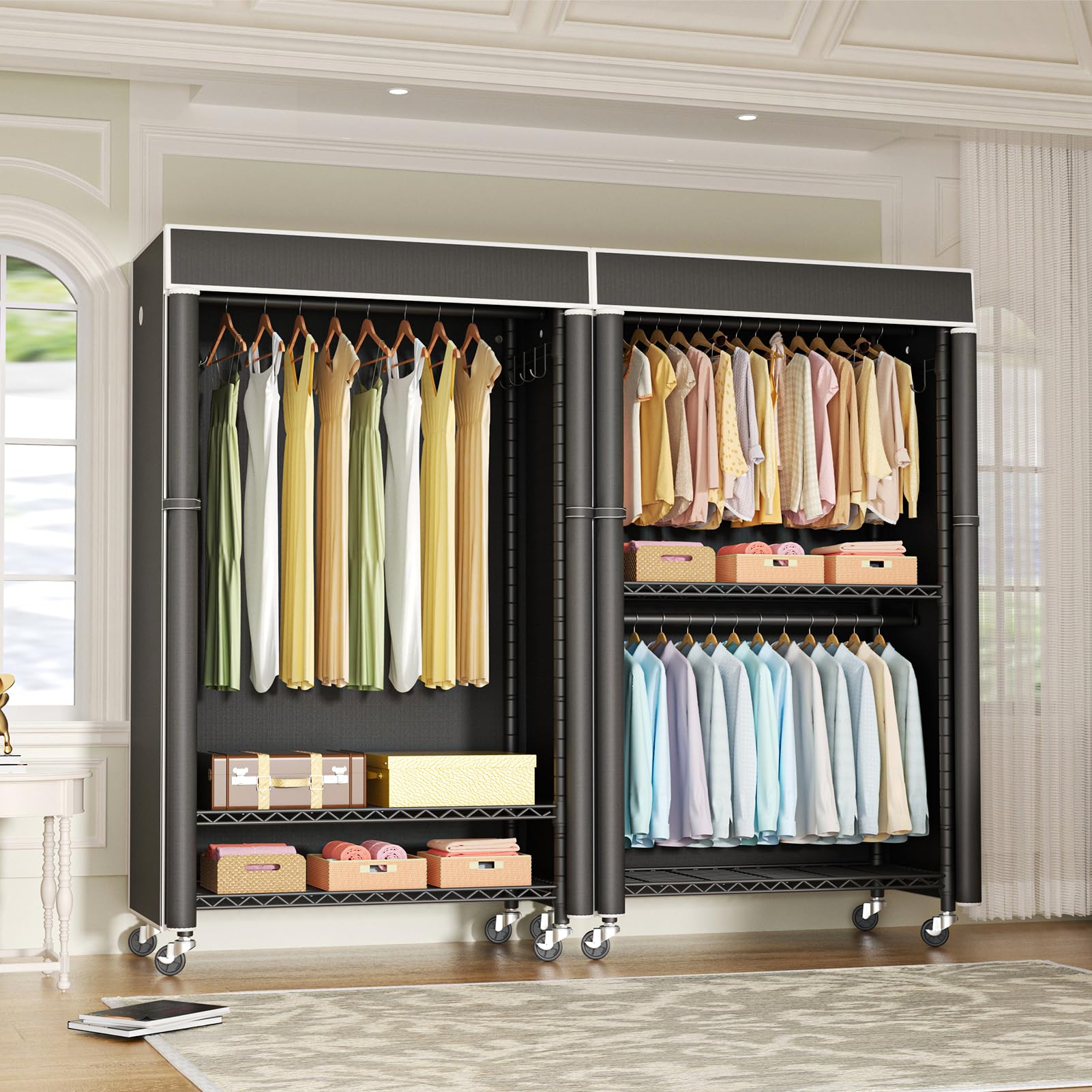 Clothing Rack with Cover