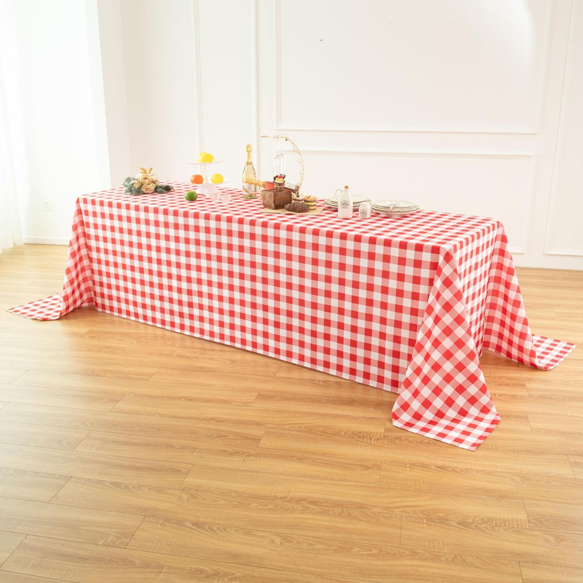 Classic Gingham Buffalo Tablecloth Fabric