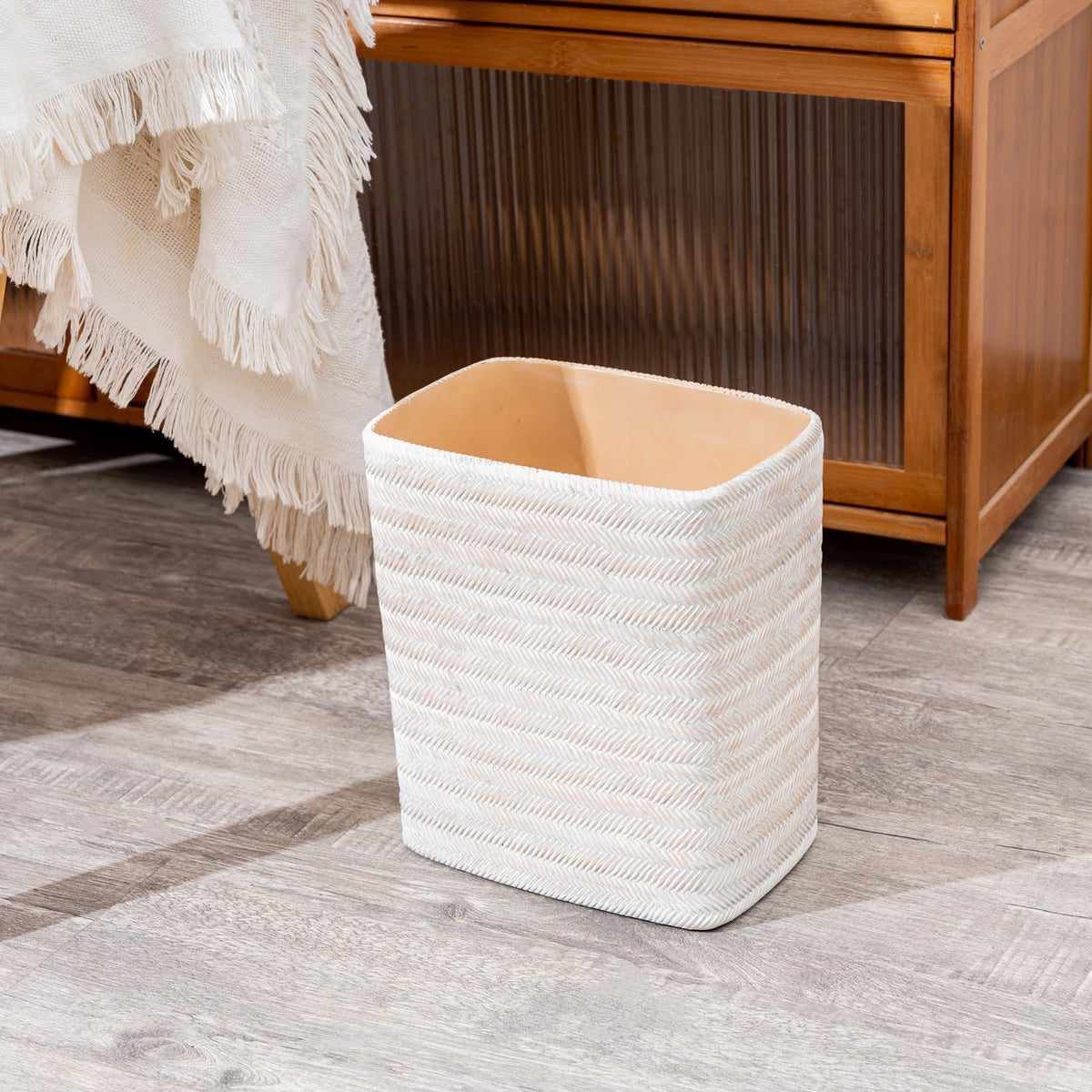 Bathroom Trash Can 1.8 Gallon Small Kitchen Garbage Can