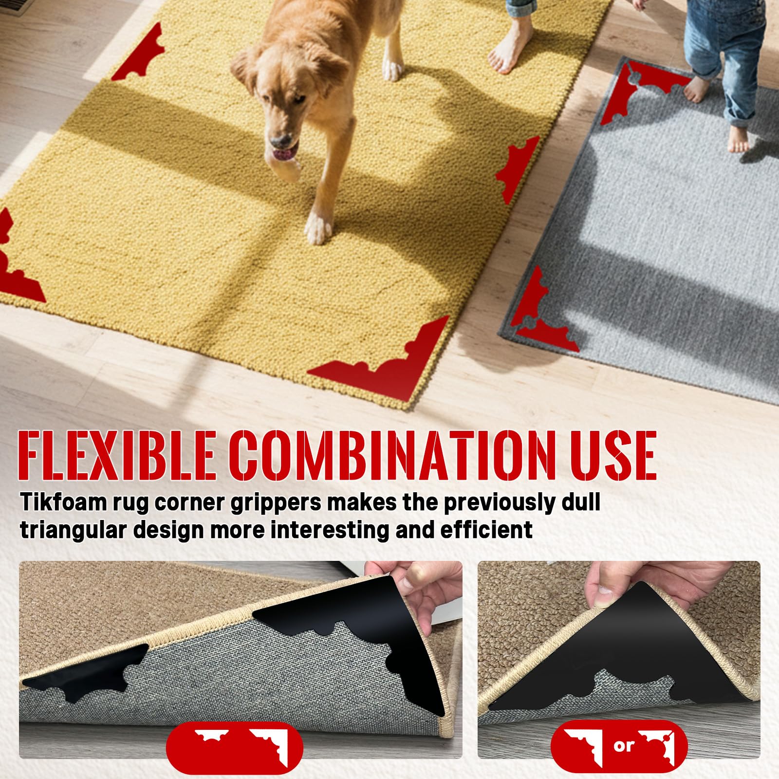 Reusable Rug Tape Non Slip Gripper