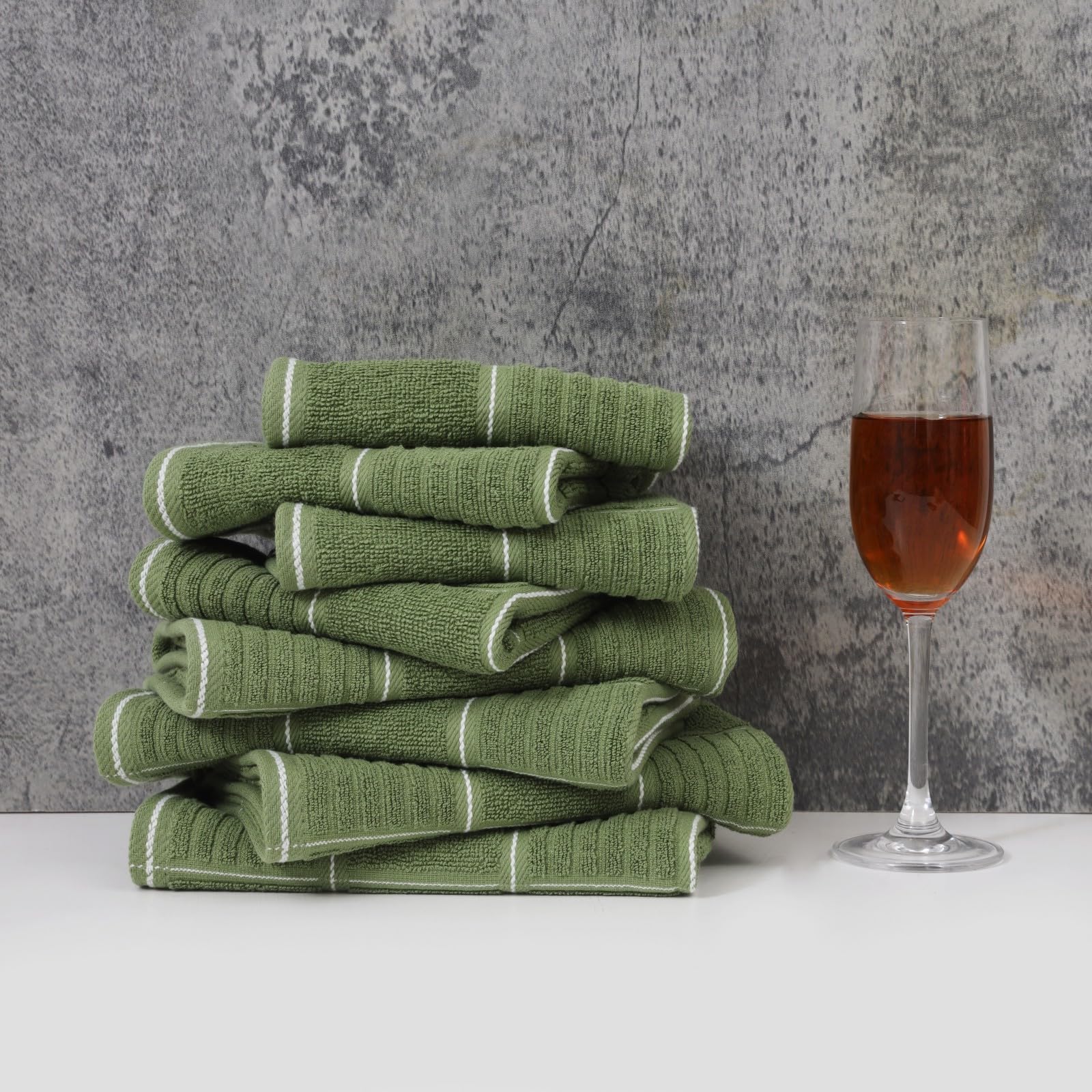 Kitchen Towels and Dishcloths Set (8 Count)