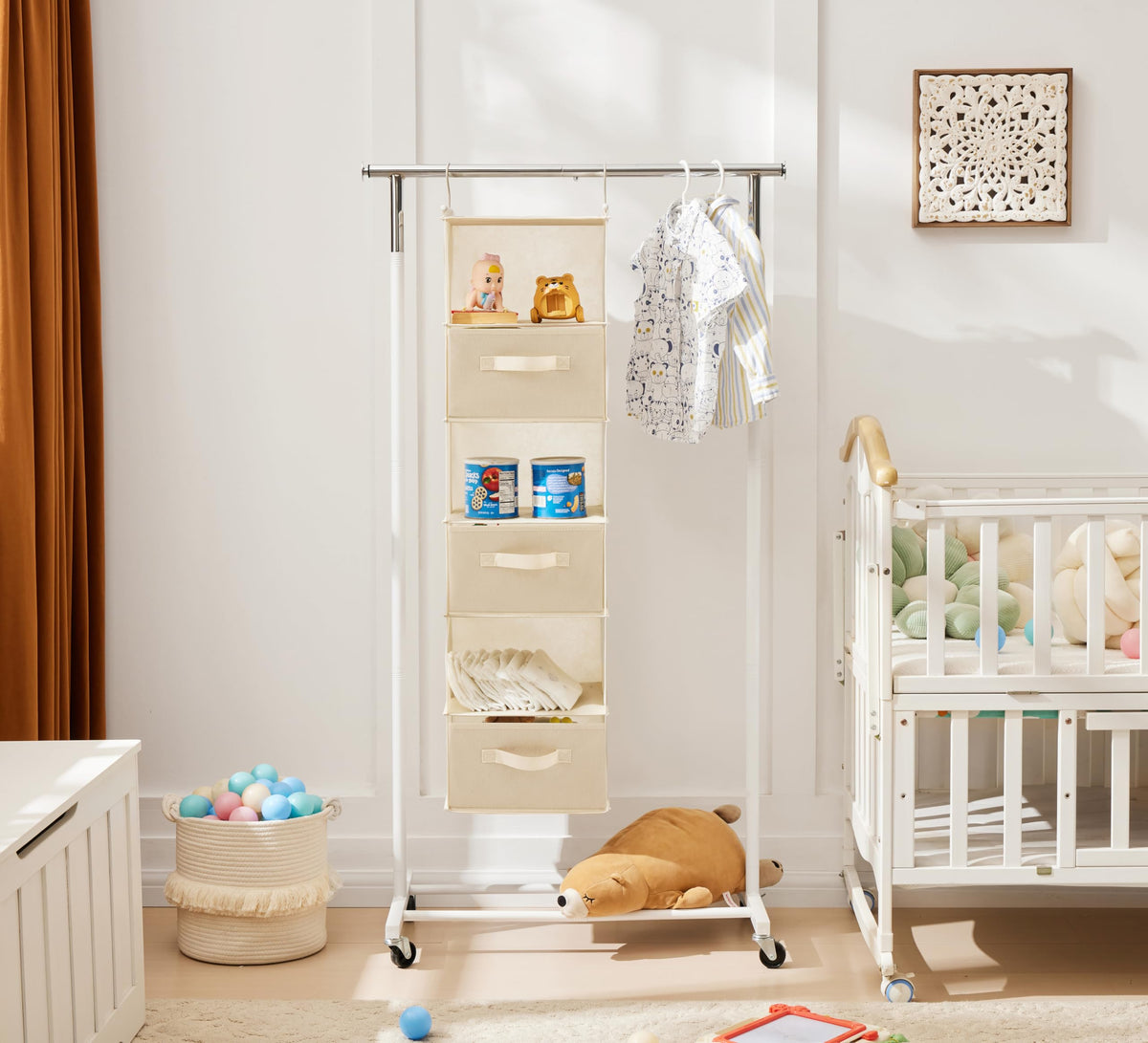 6 Tier Shelf Hanging Closet Organizer