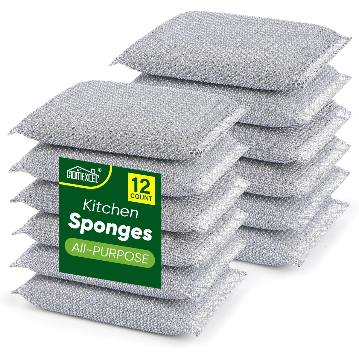 All Purpose Sponge Pads 12PK (12 Count)