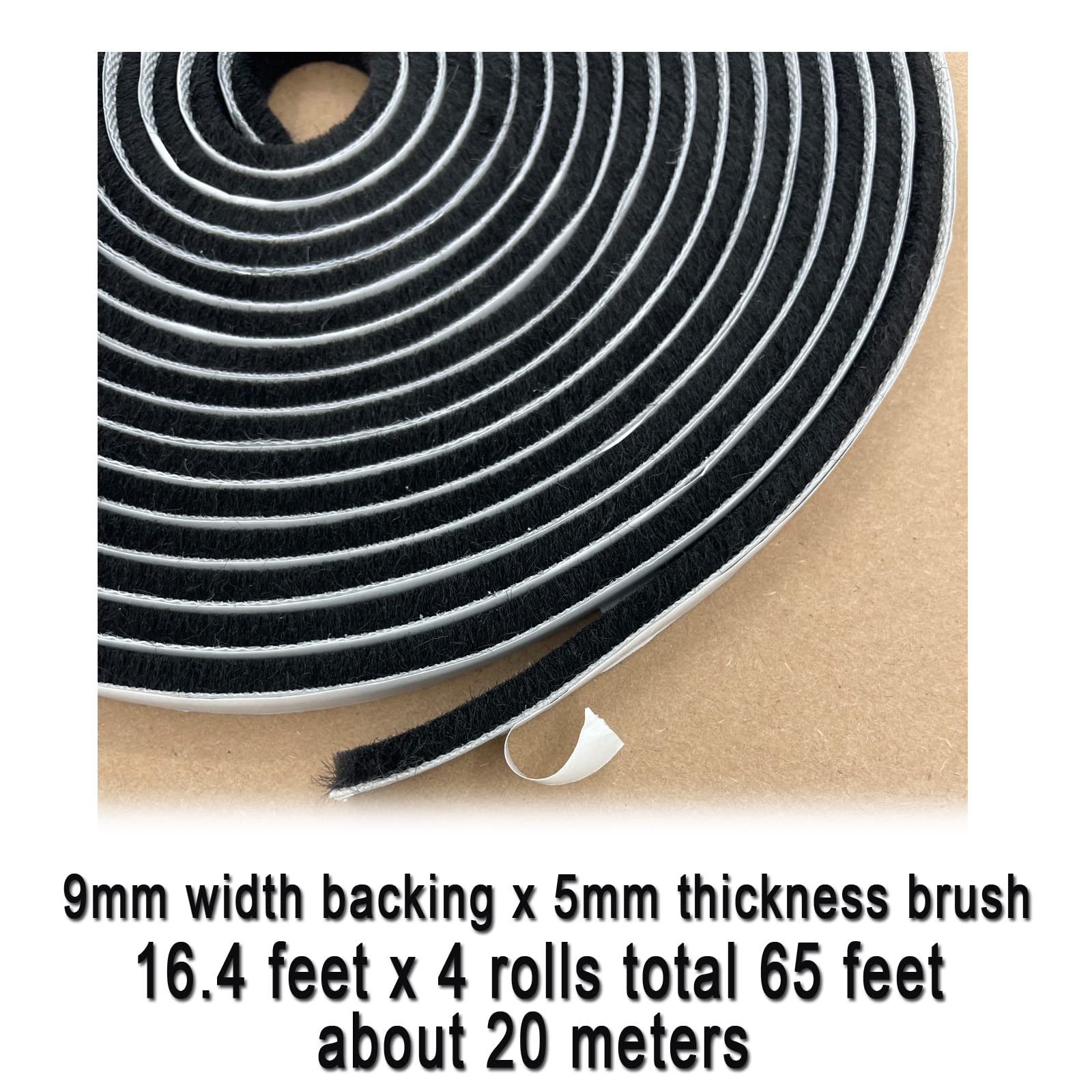 Window Weather Stripping Brush for Sliding Door Frame