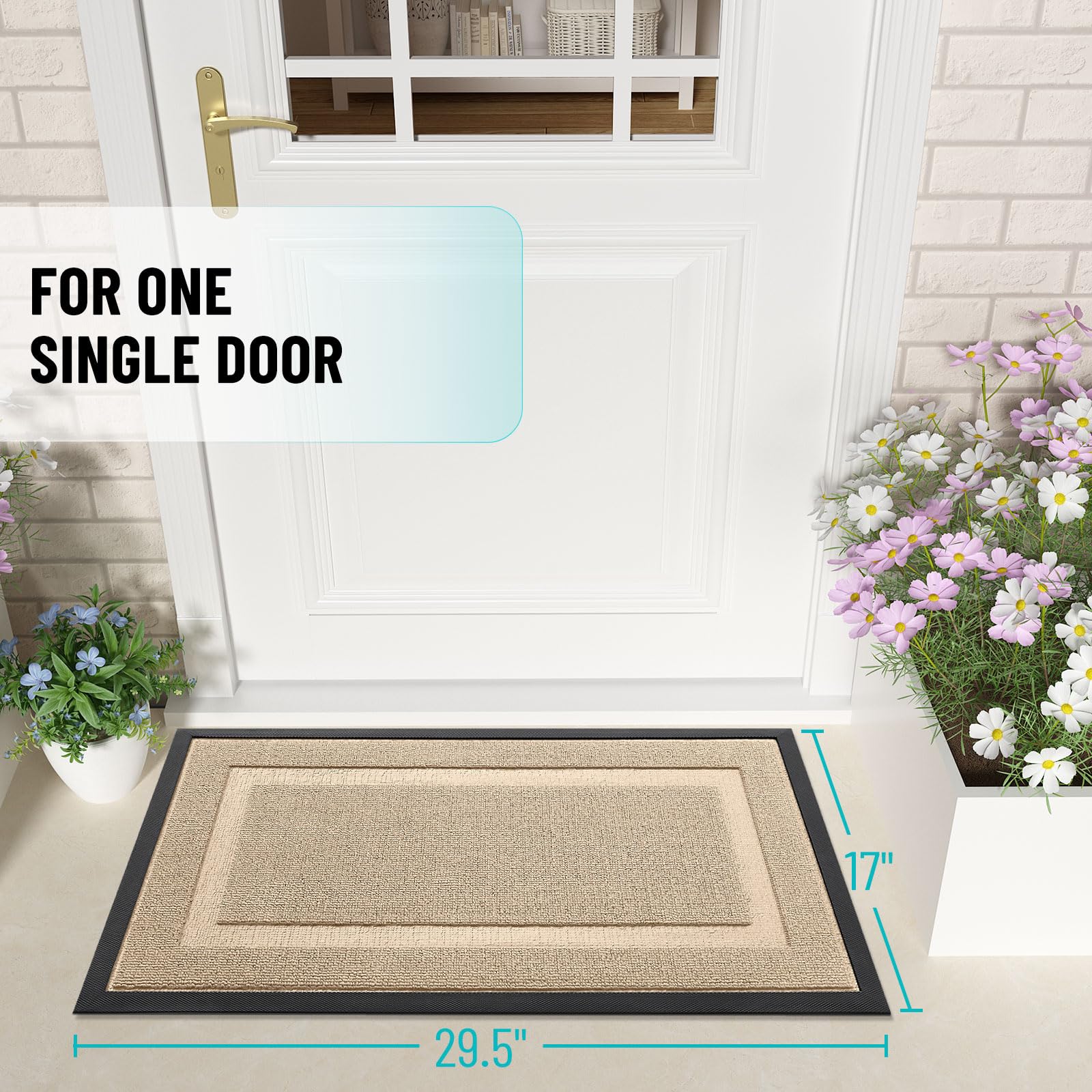 Front Door Mat Outside 29.5x17
