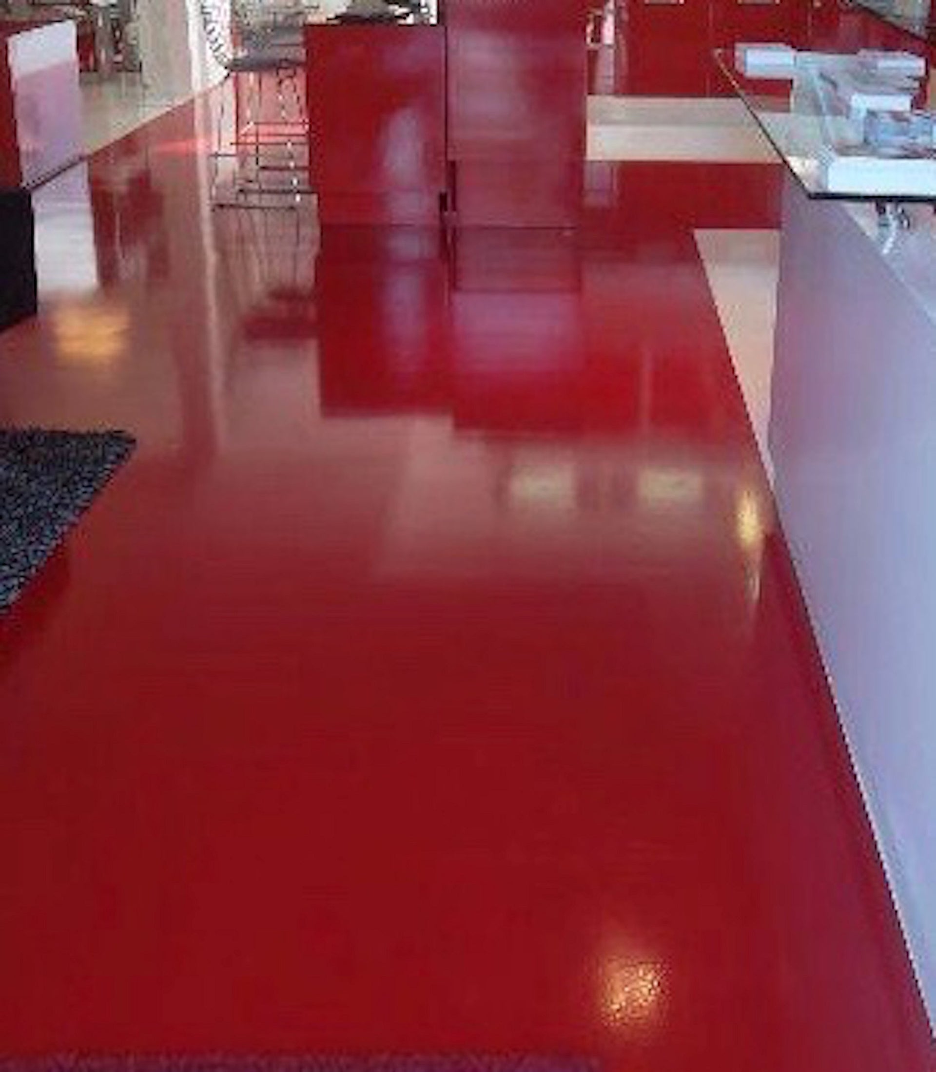10009 Mexican Red Epoxy Resin Coating Made with Beautiful and Vibrant Pigments (96 Fl Oz)