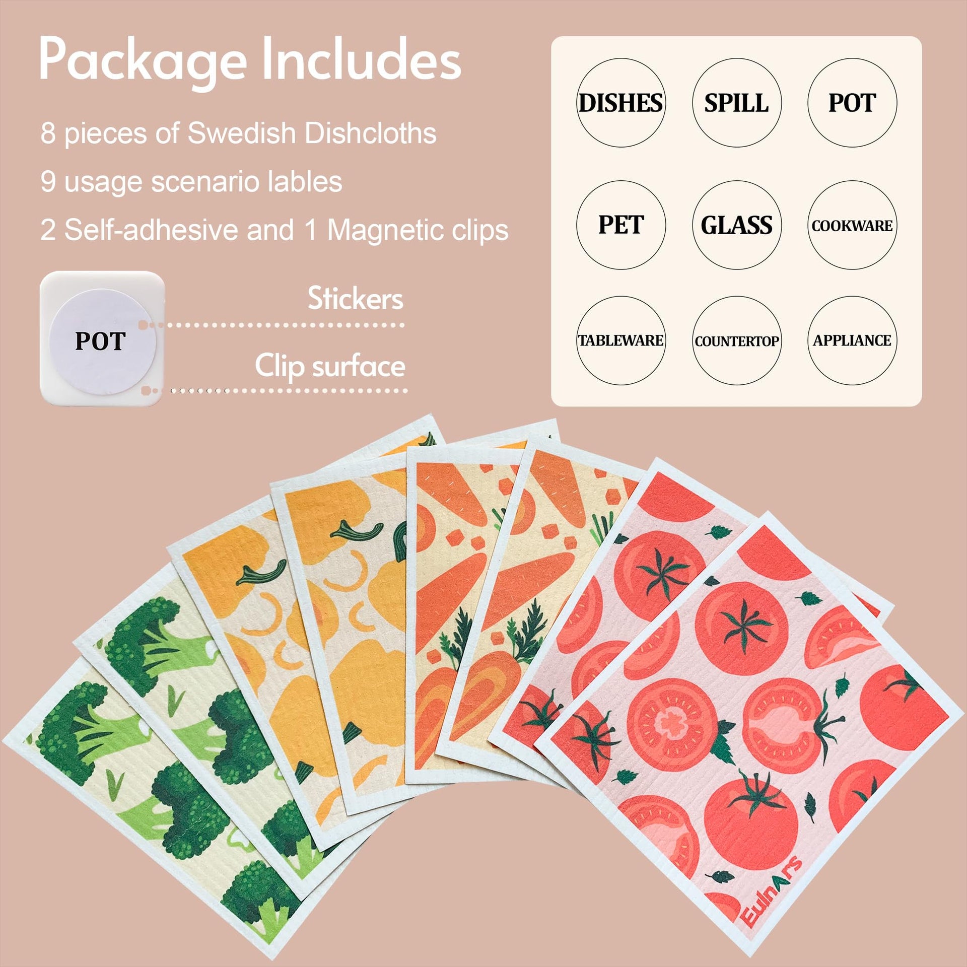 Reusable Paper Towels (8 Count)