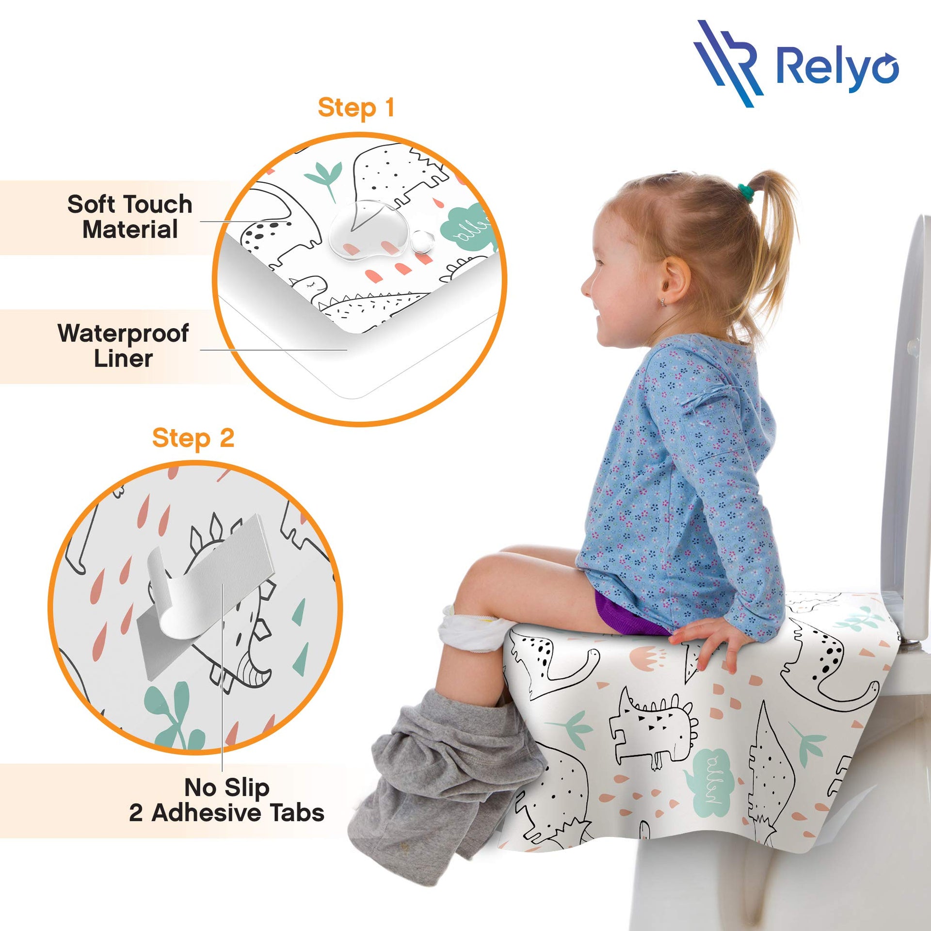 Disposable Toilet Seat Cover for Travel (20 Count)