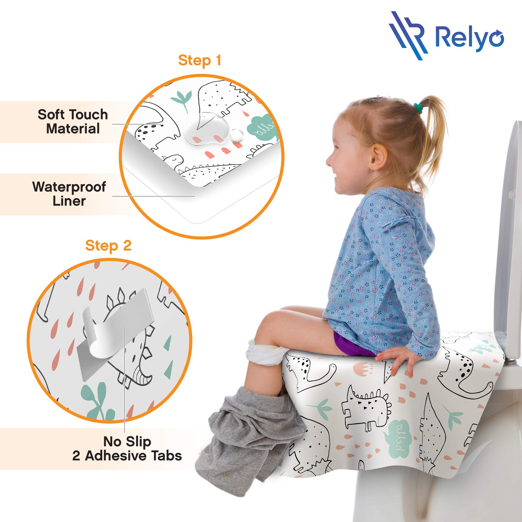 Disposable Toilet Seat Cover for Travel (20 Count)