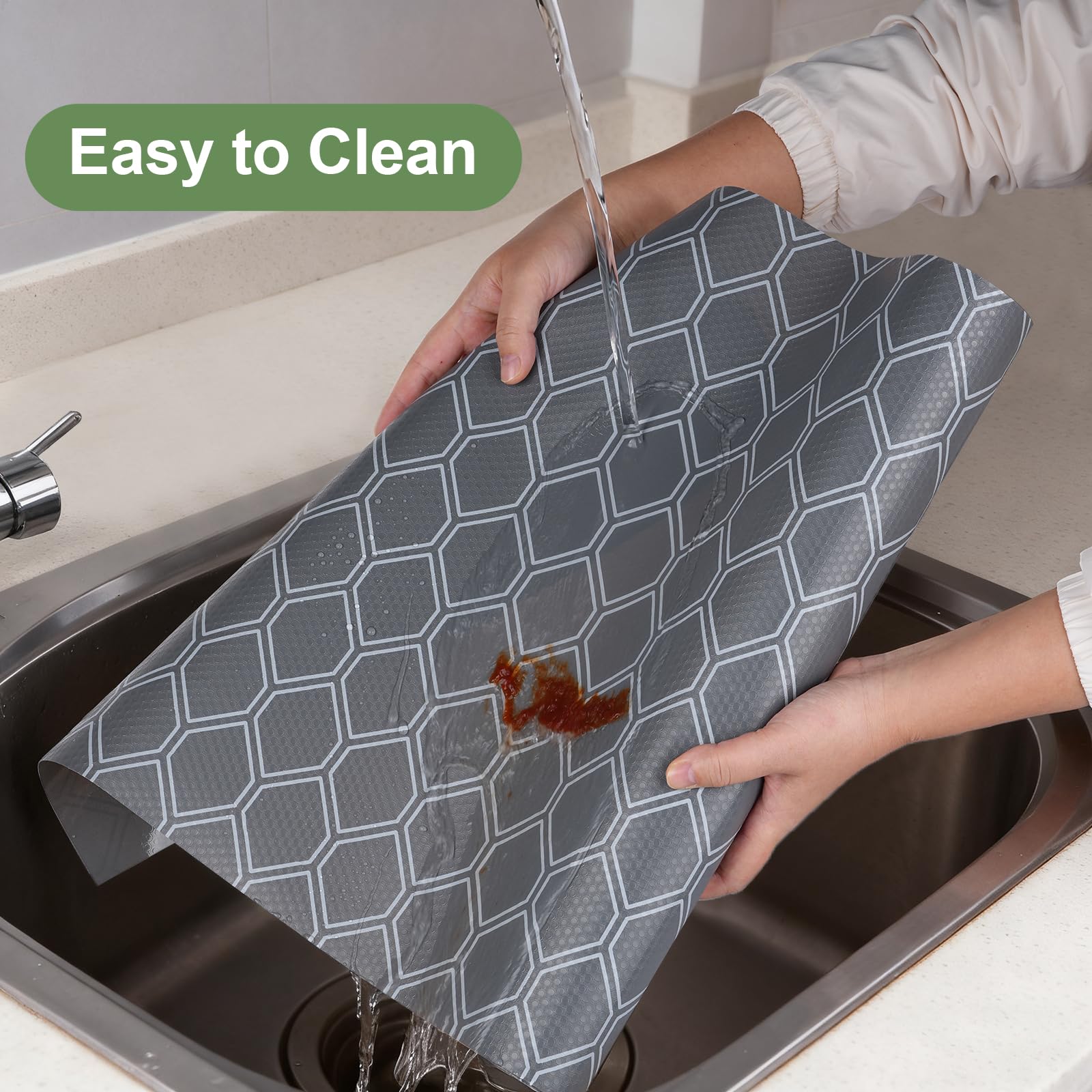 Non Adhesive Fridge Shelf Liner (1387.65 sq inches)
